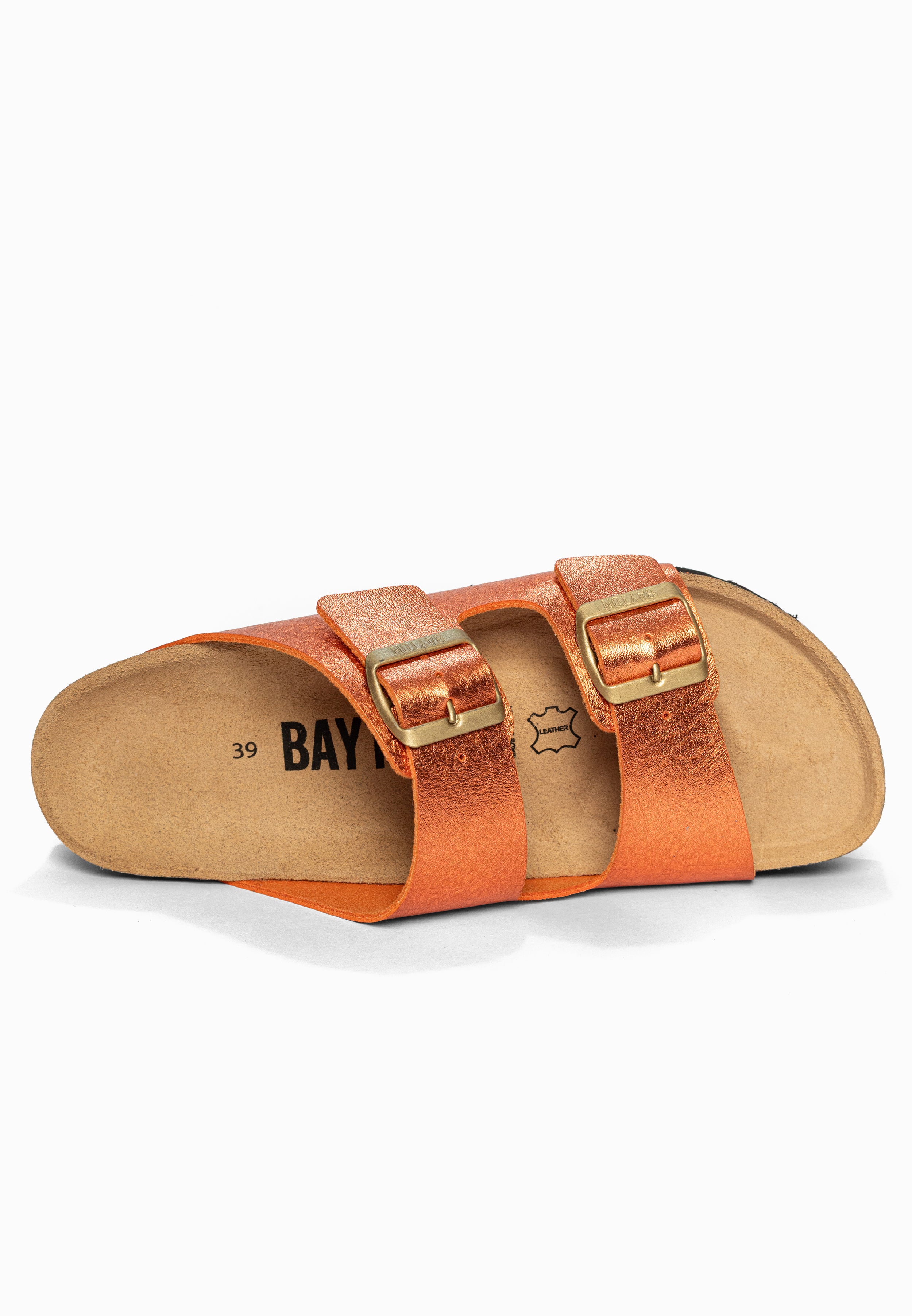 Sandales à Plateforme Japet Orange Bayton pour Femme