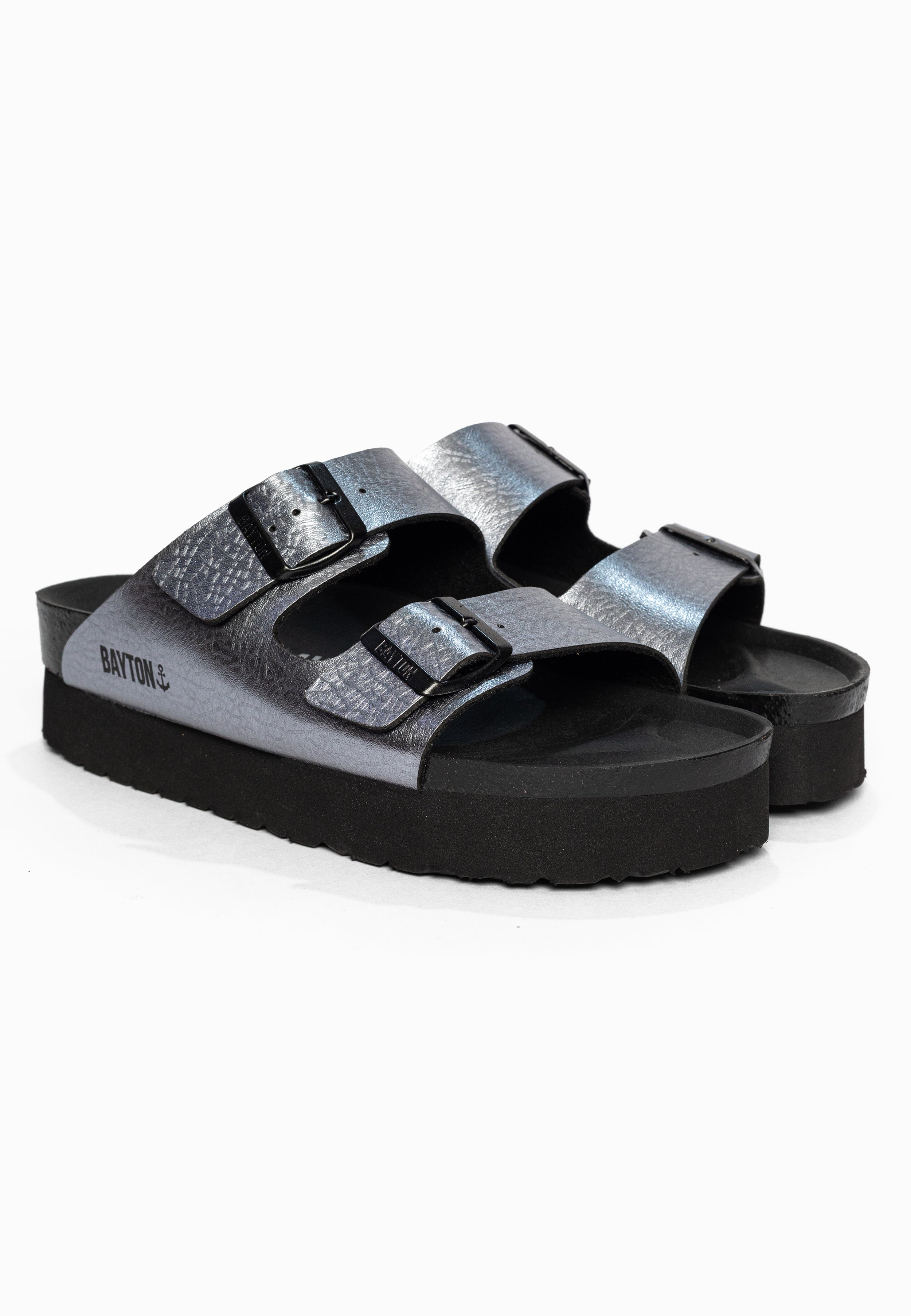 Sandales à Plateforme Japet Pewter Bayton pour Femme