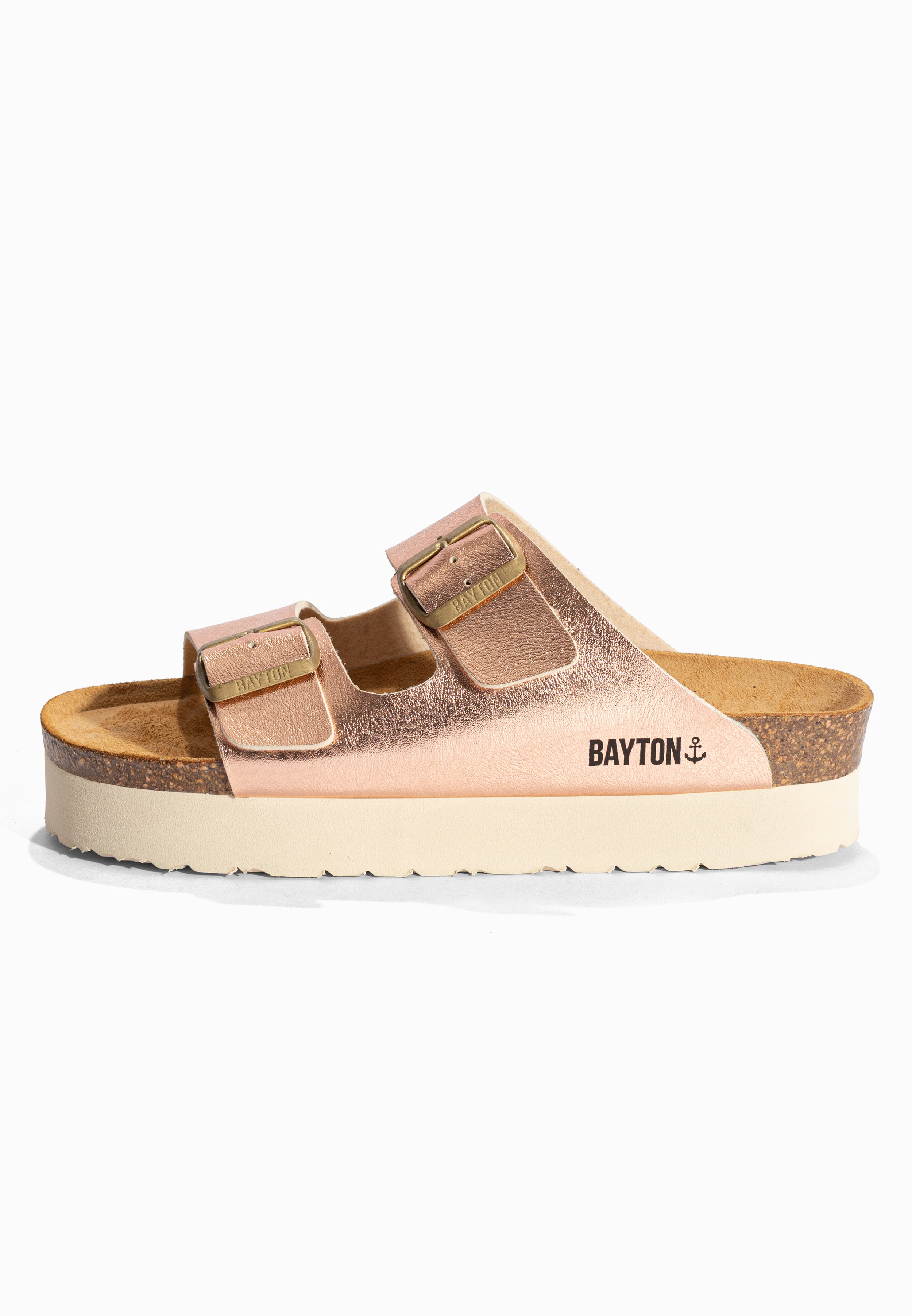 Sandales à Plateforme Japet Rose gold Bayton pour Femme