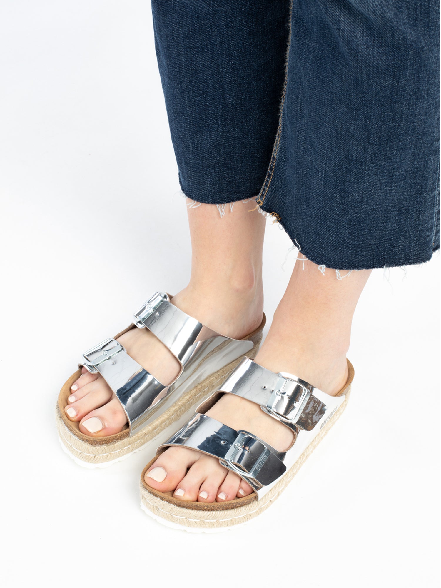 Alcee Silver Platform Sandals