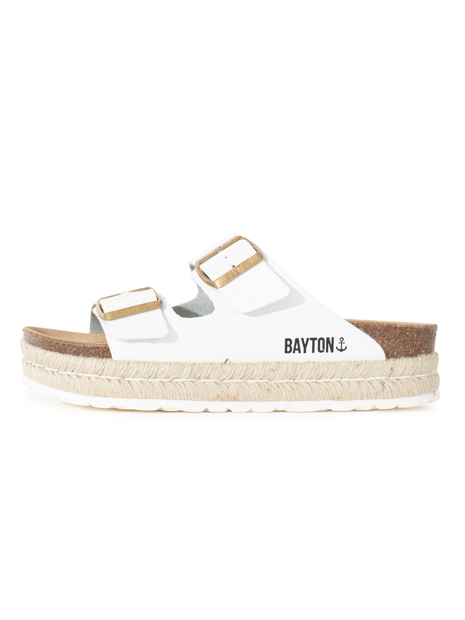 Alcee White Platform Sandals