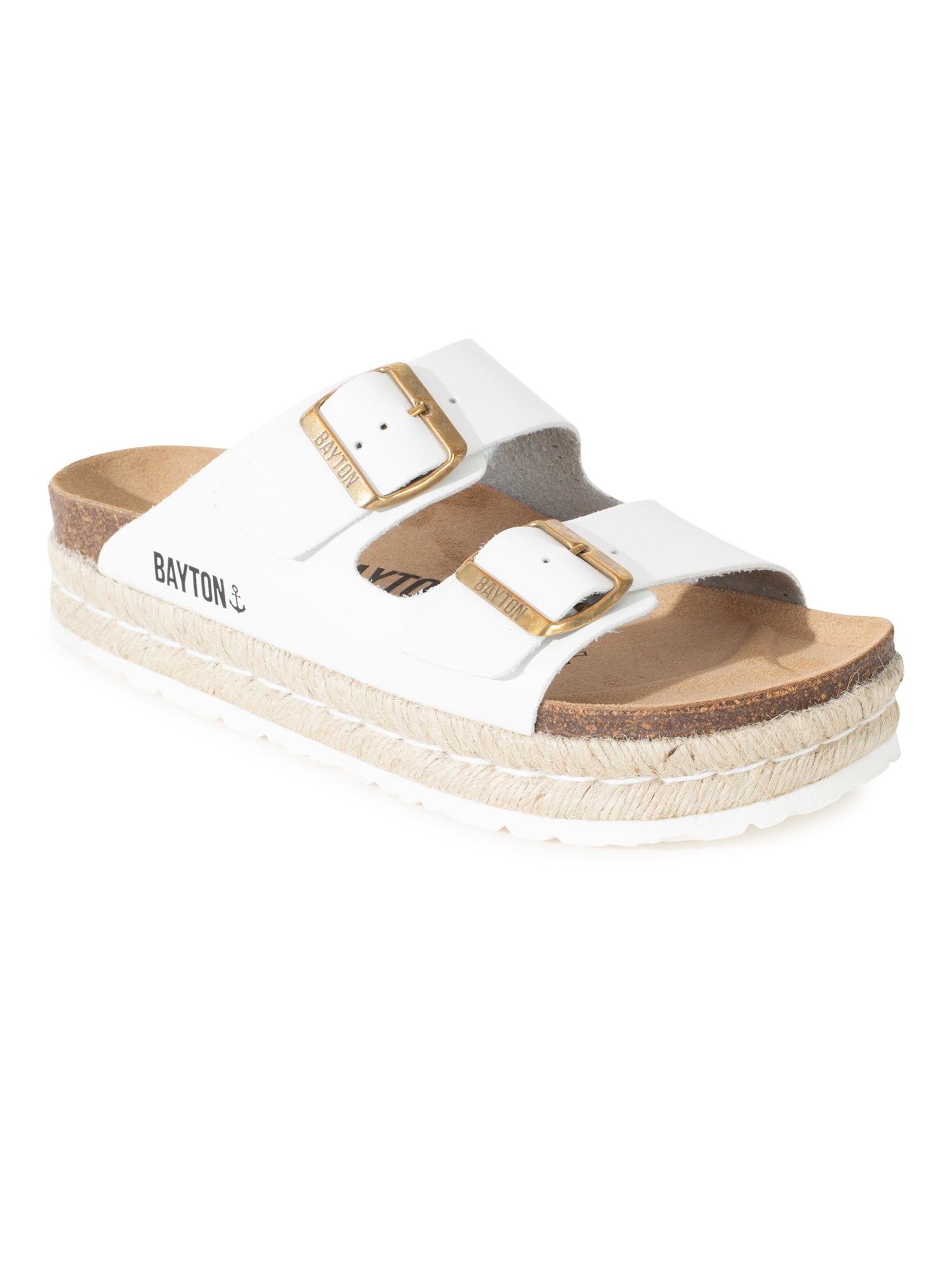 Alcee White Platform Sandals