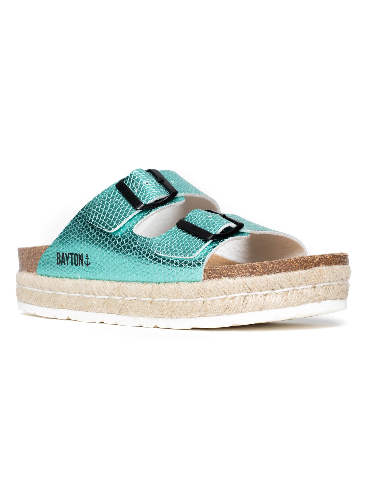 Alcee Mint Platform Sandals