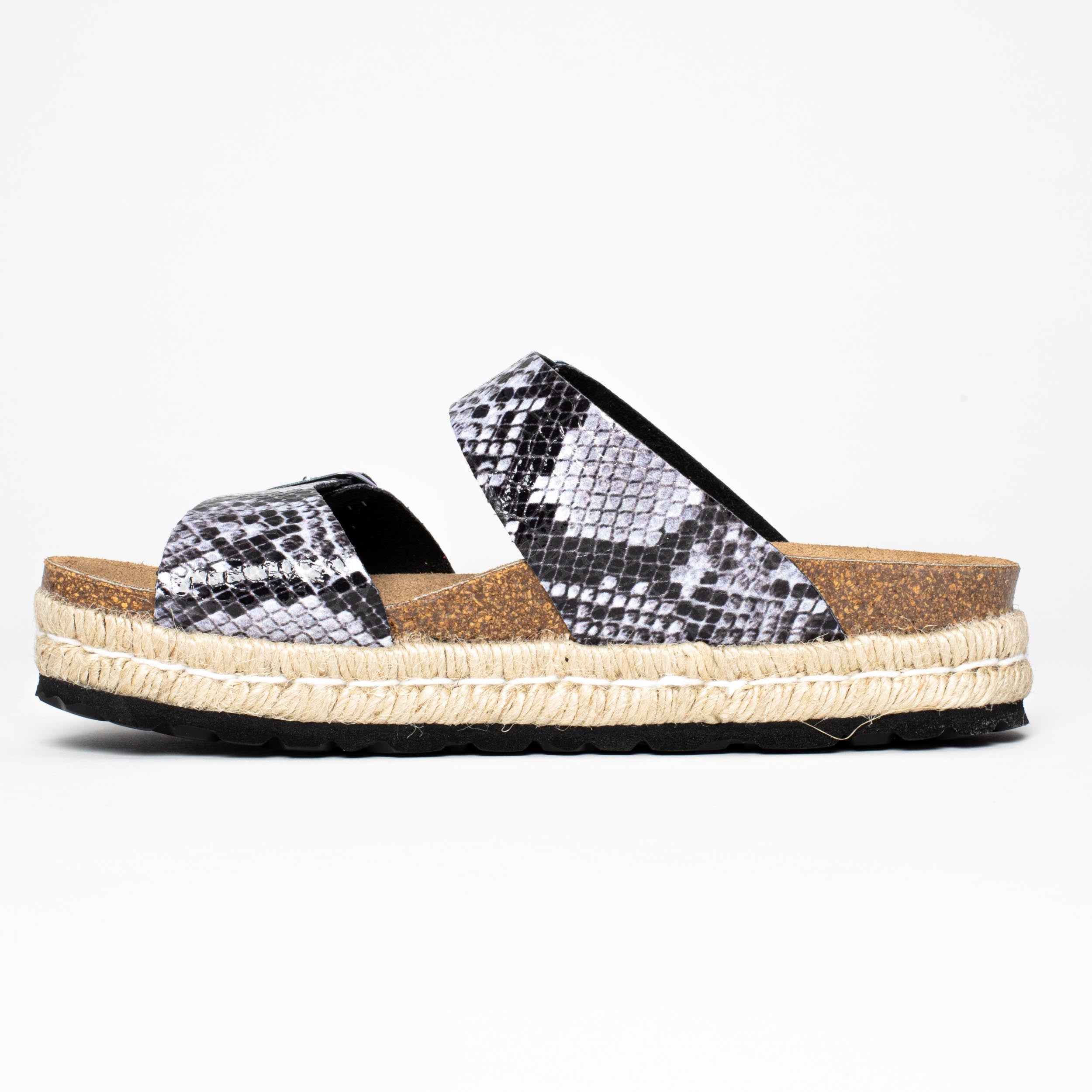 Sandales Alcee à Plateforme Noir Python_7659.jpg