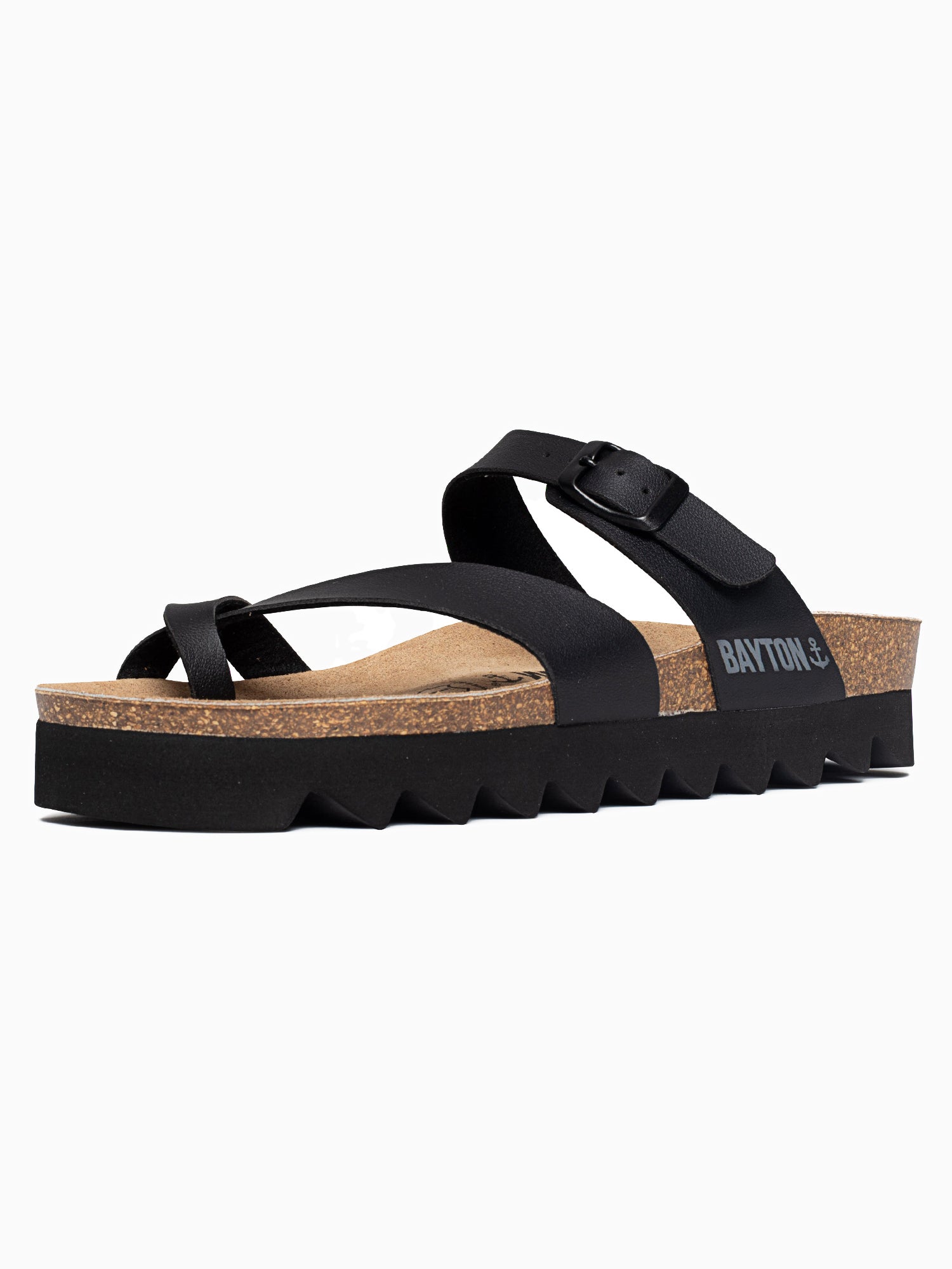 Sandalias Plataforma Andromac Negro
