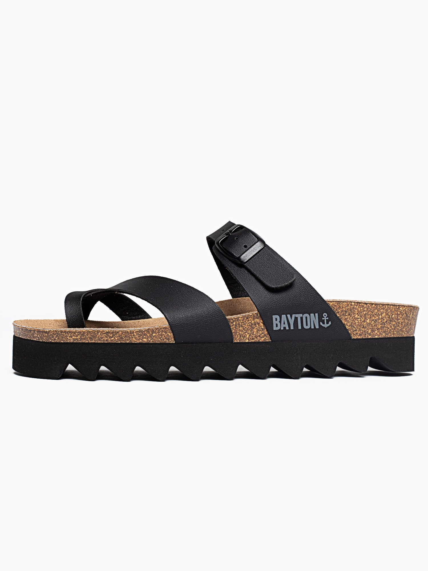 Sandalias Plataforma Andromac Negro