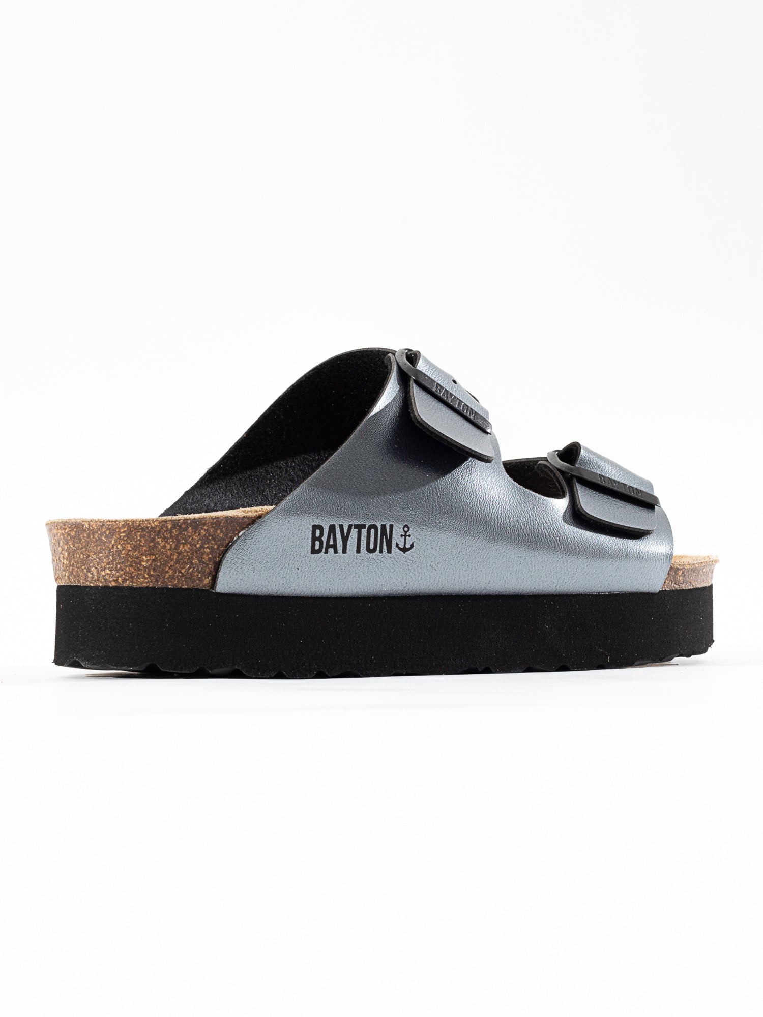 Sandalias con plataforma Japet plateadas oscuras
