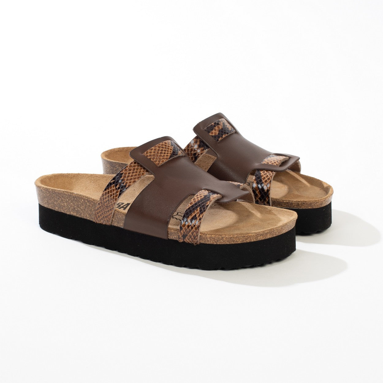 Sandales Lecce à Plateforme Marron et Python_14925.jpg