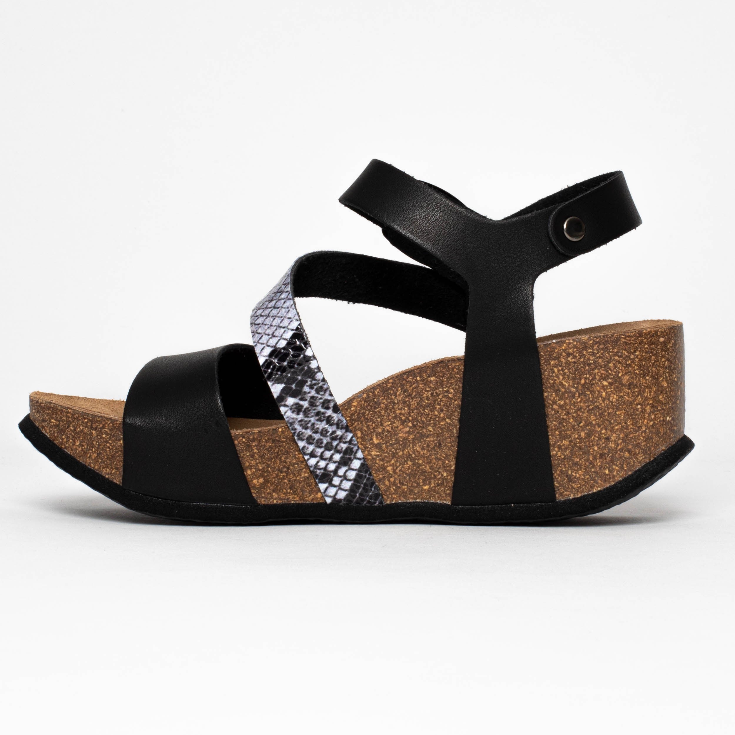 Sandales Selene Léopard Compensées et Semi-compensées Bayton femme