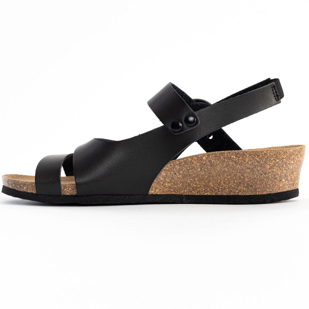 Sandales Agueda Noir Compensées et Semi-compensées Bayton femme