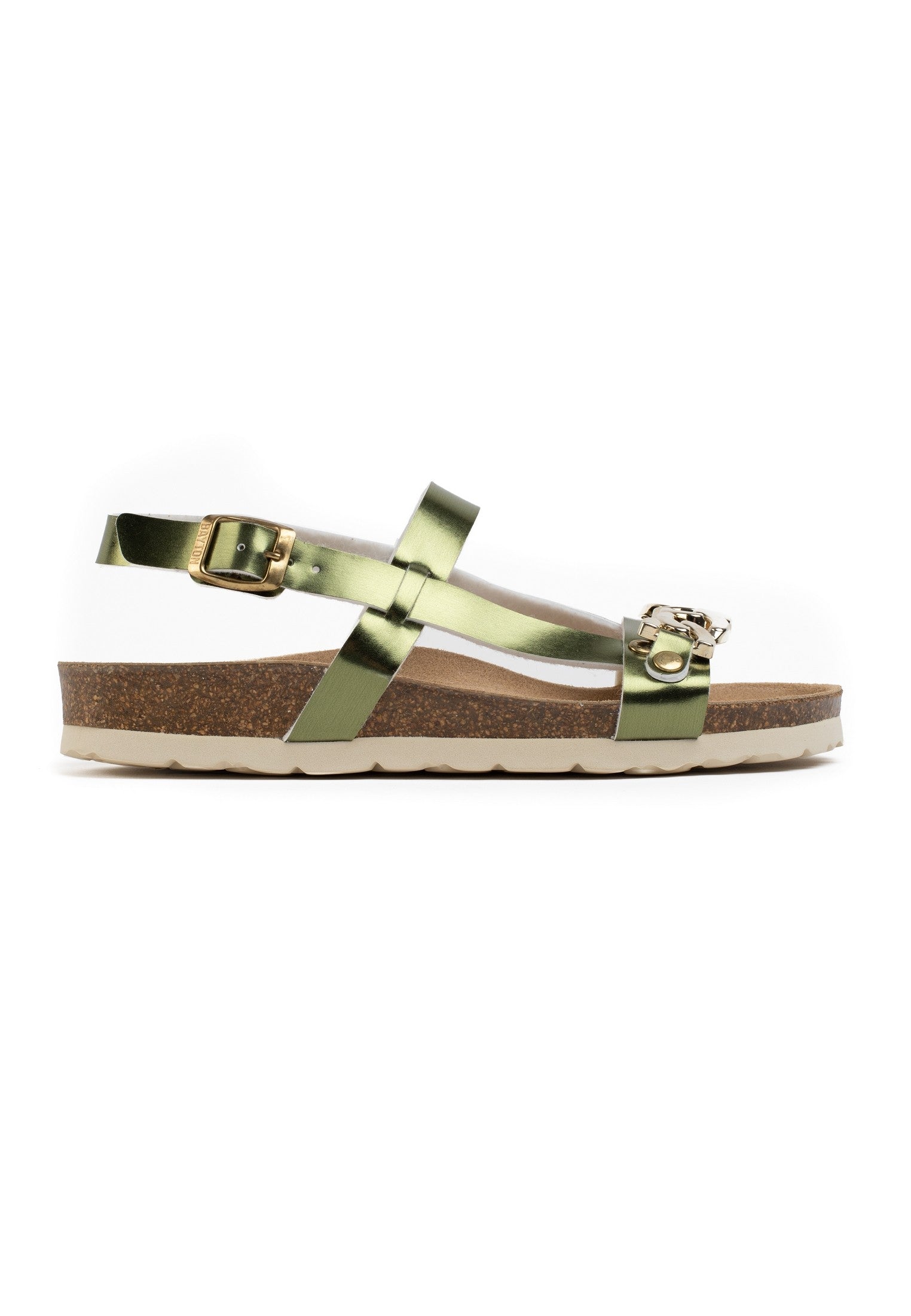 Sandales-Ramatuelle-Vert-Multi-Brides-Bayton-femme