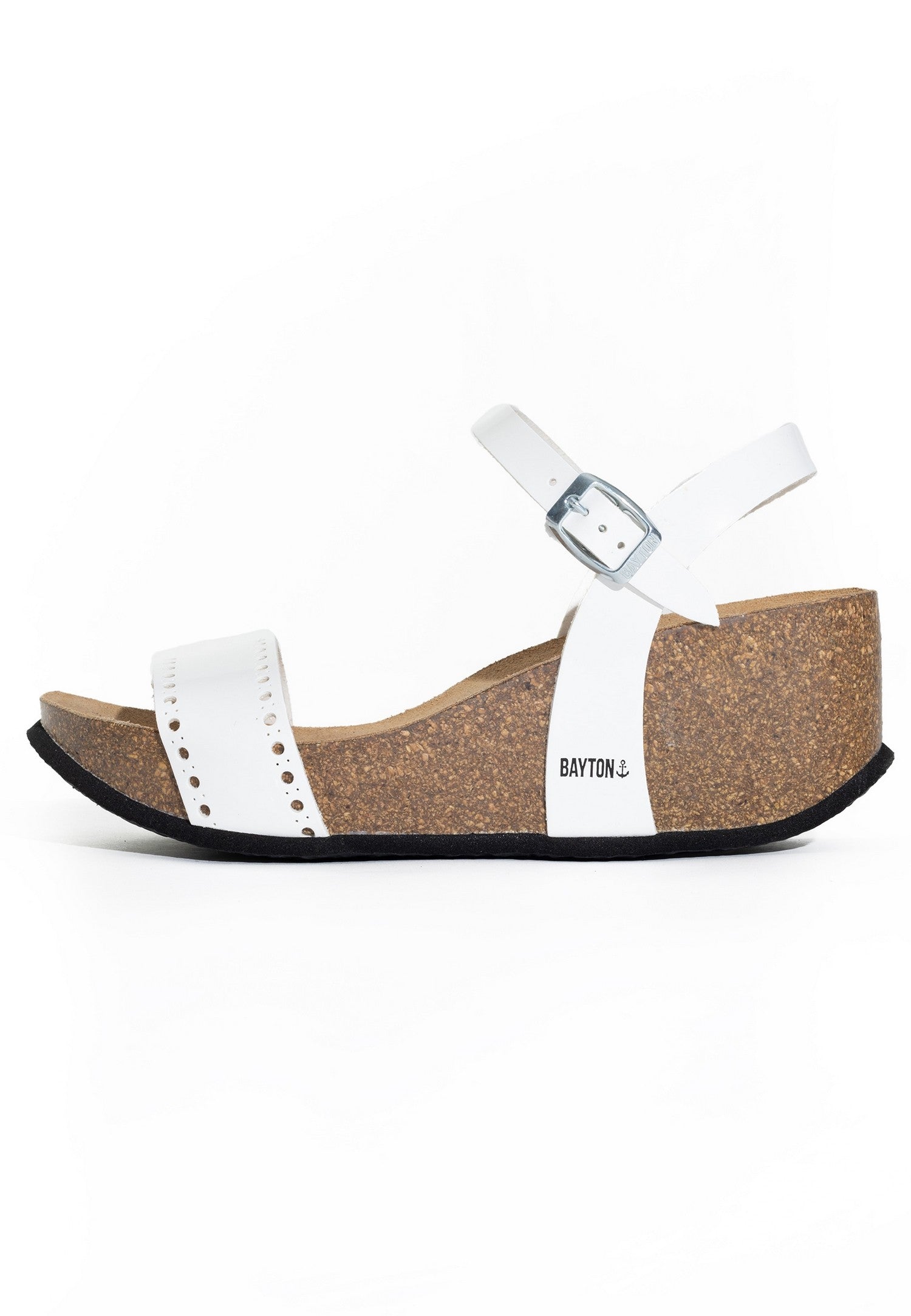 Sandales Selene Noir Compensées et Semi-compensées Bayton femme