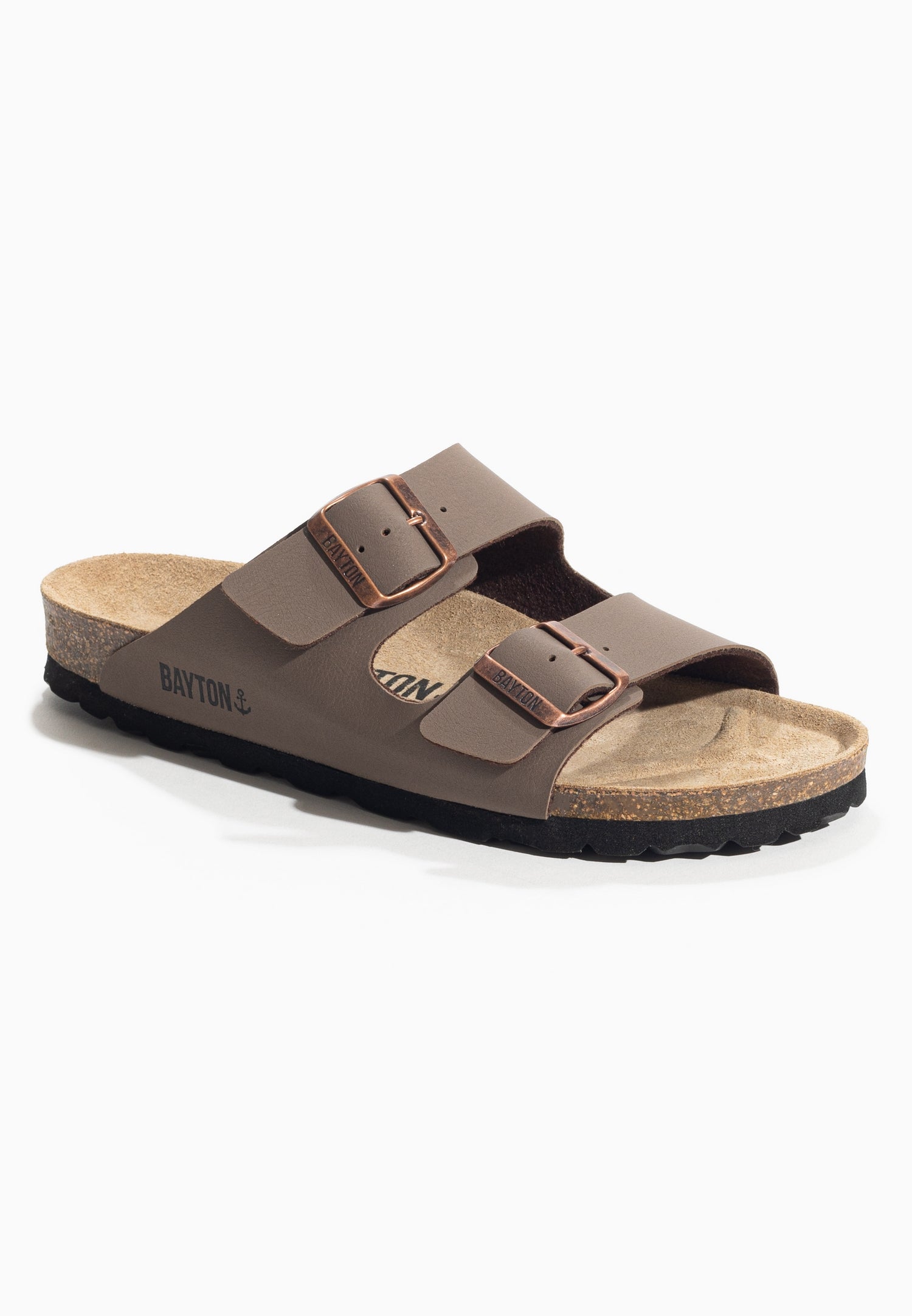 Sandales 2 Brides Baltic Marron