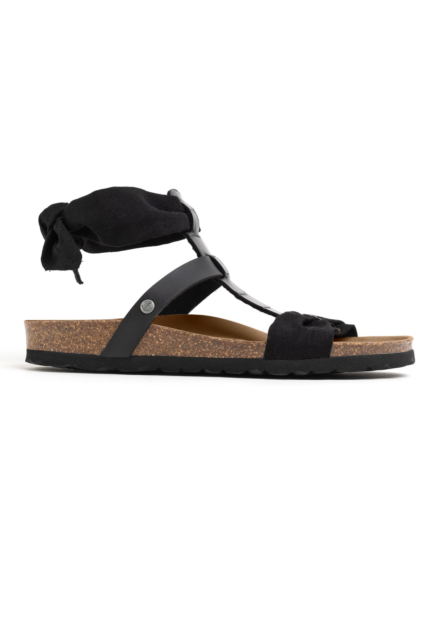 Fonelle Sandalias Multitiras Negro
