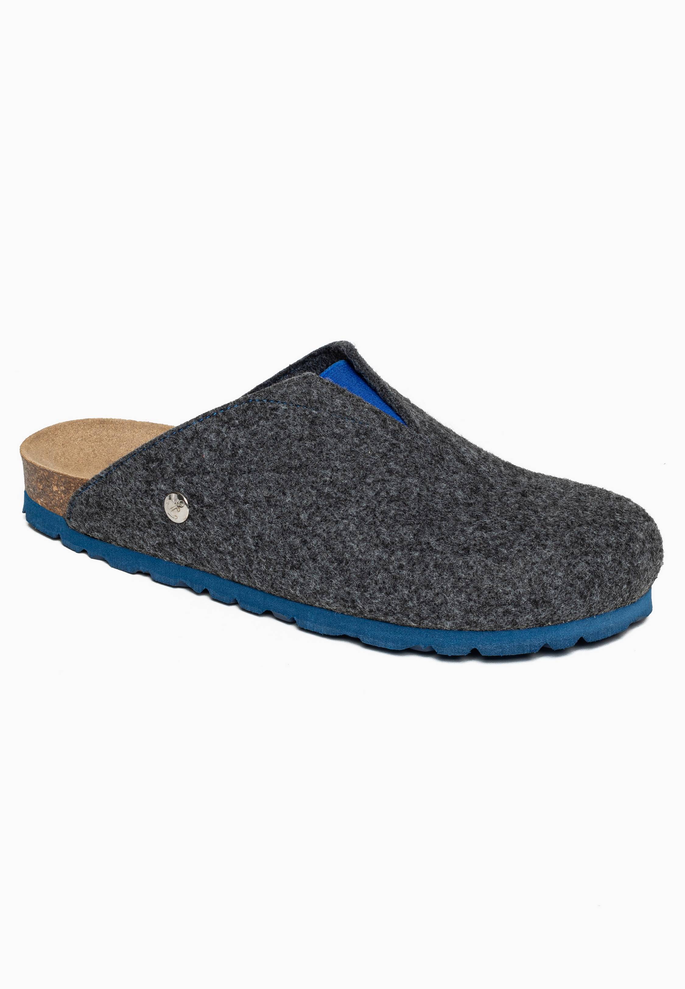 Fudji Anthracite/Blue Clogs
