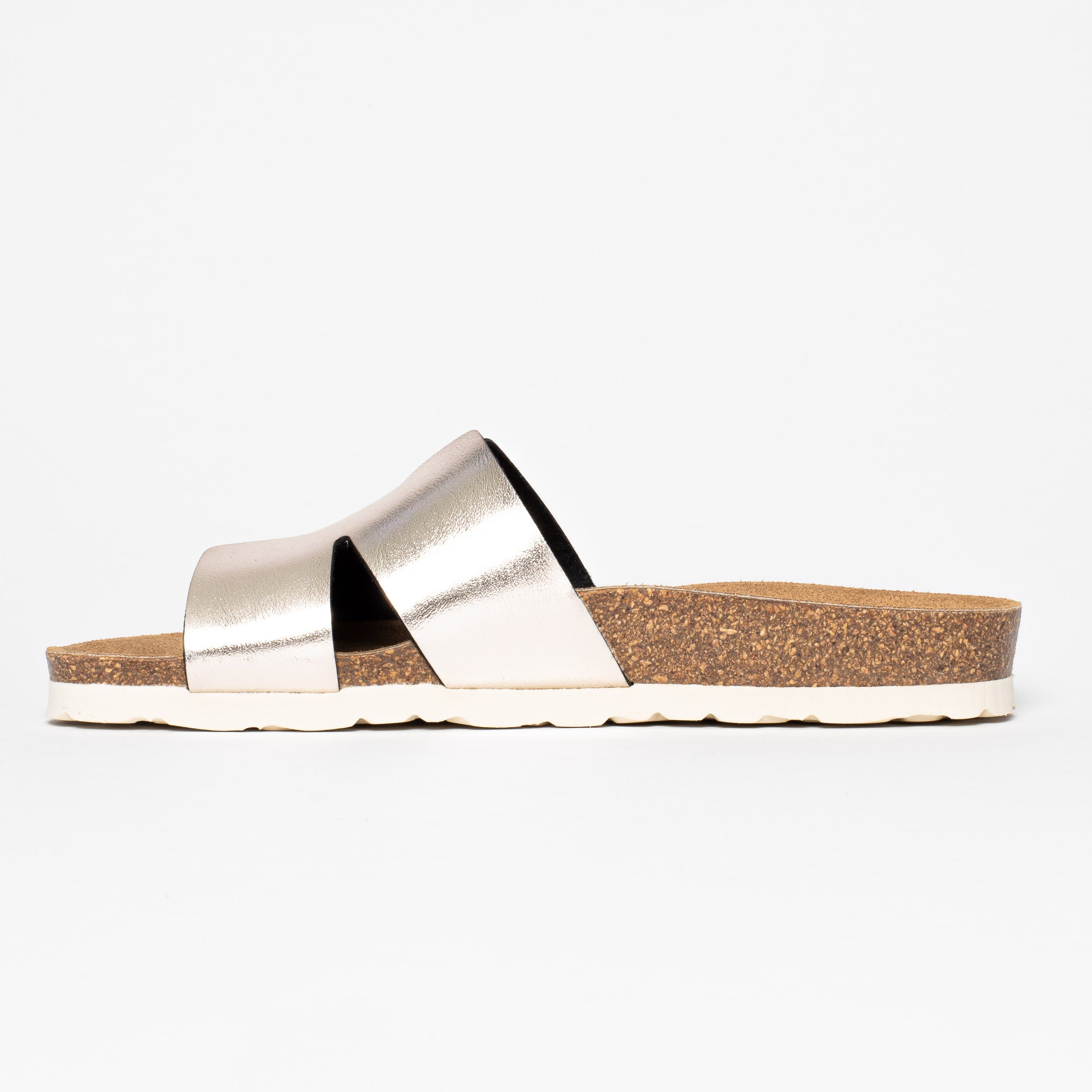 Djone Gold 1 Strap Sandals