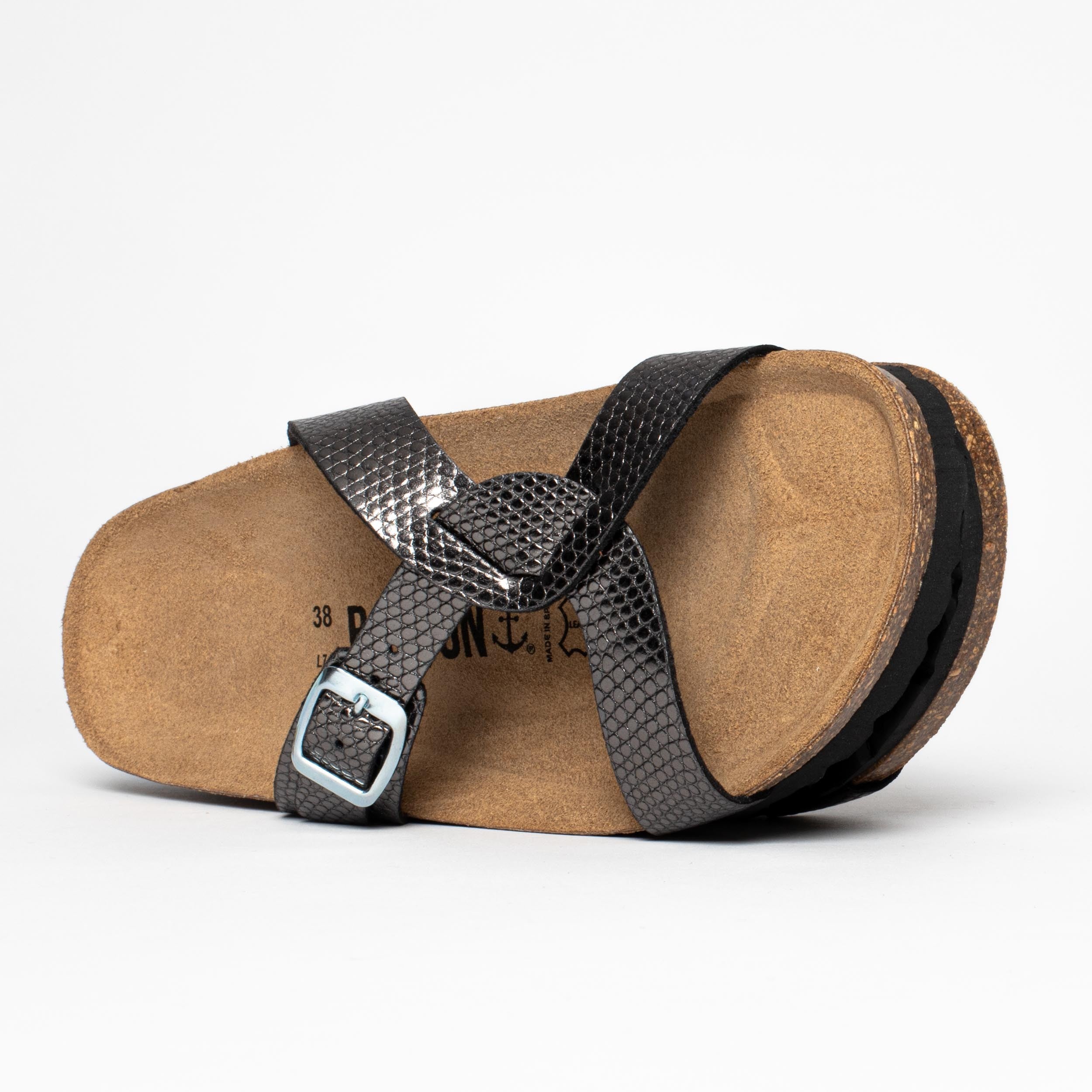 Sandales-2-Brides-Sebastian-Pewter-Bayton-femme