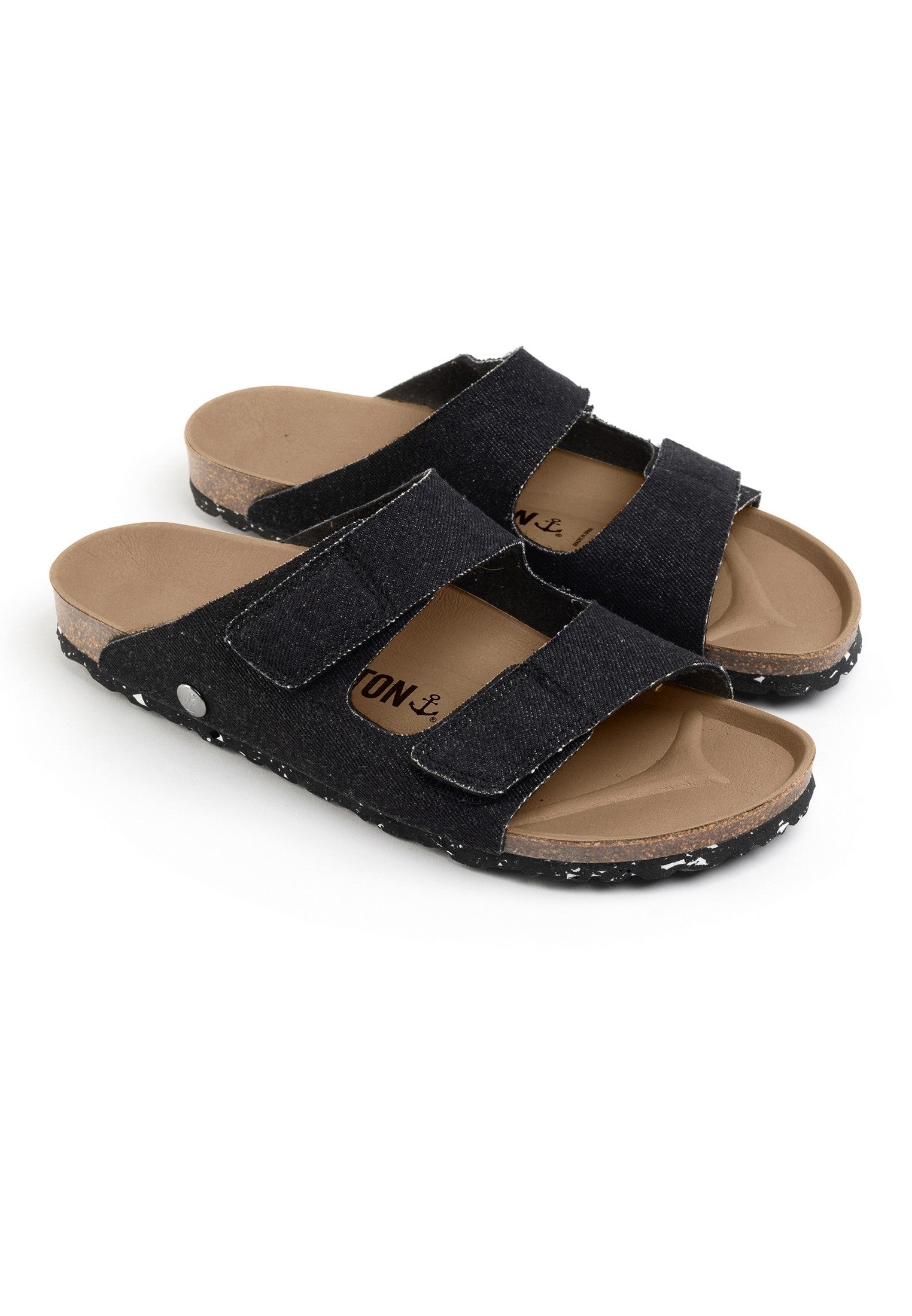 Sandales-2-Brides-Marin-Noir-Bayton-Homme