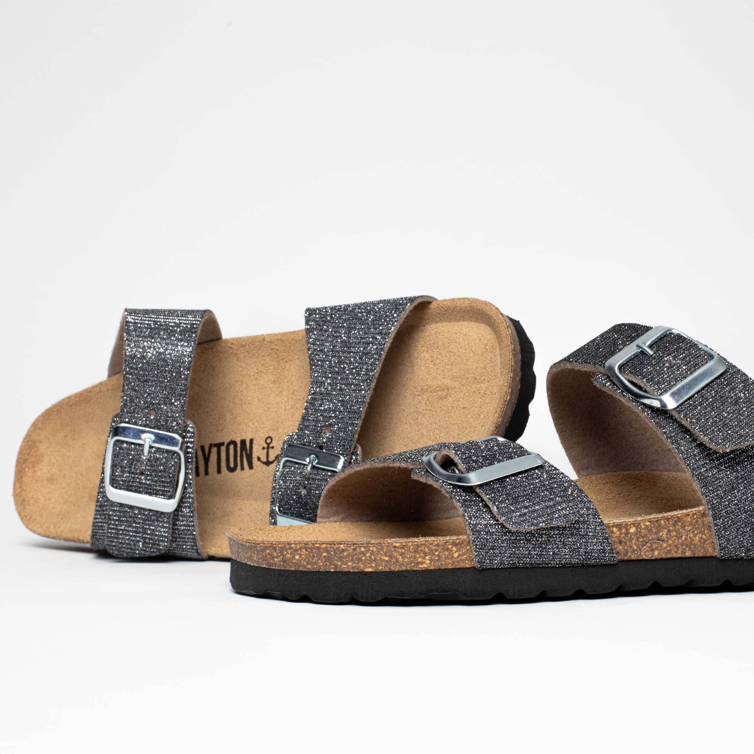 Sandales-2-Brides-Ilithye-Anthracite-Bayton-femme