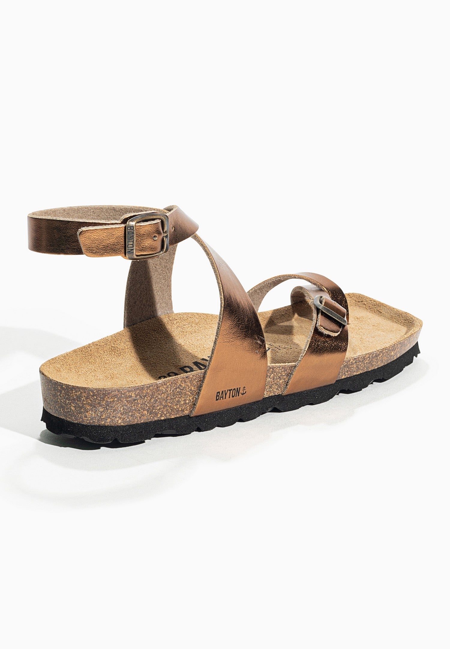 Swan Bronze Toe Post Sandals