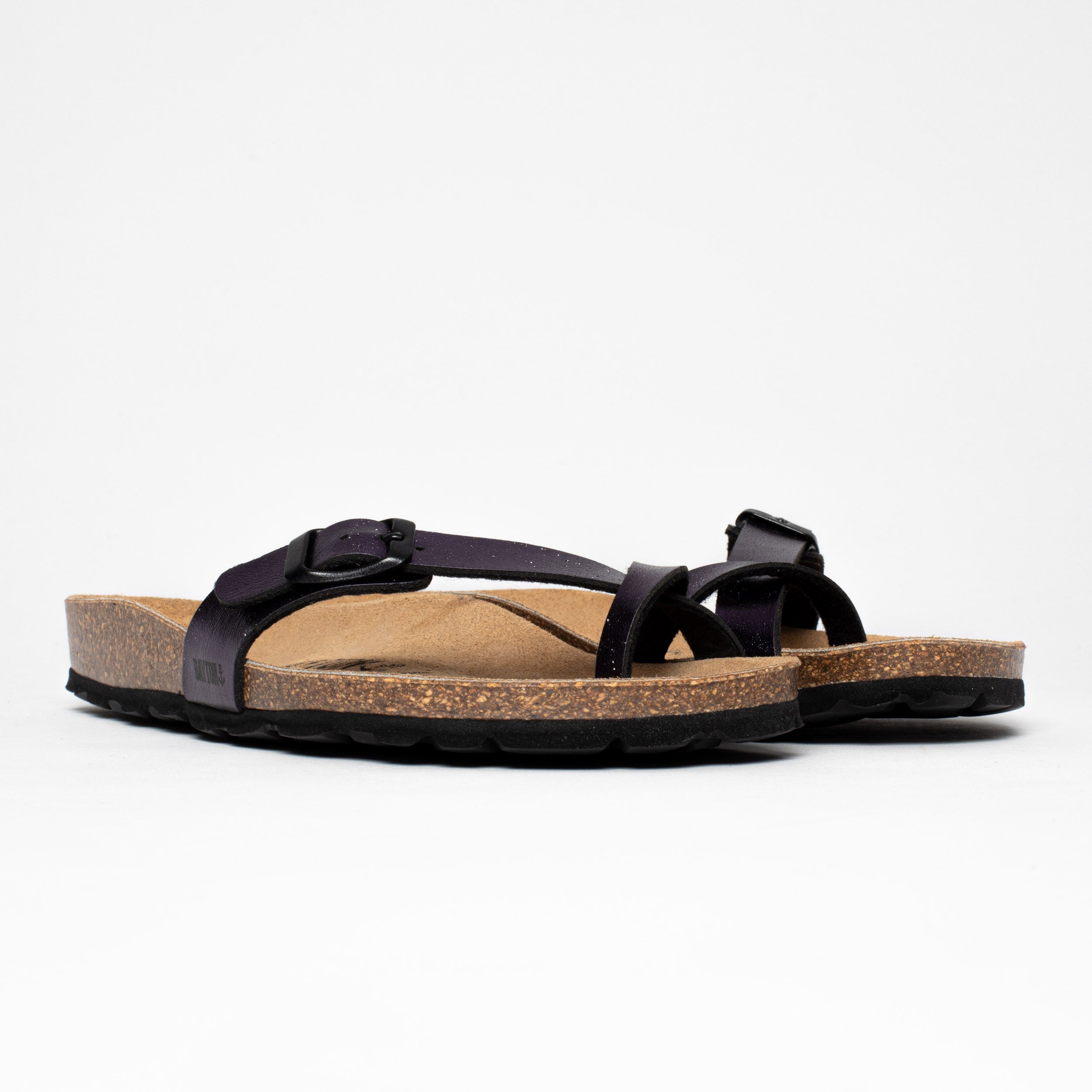 Junon Purple Open Toe Sandals