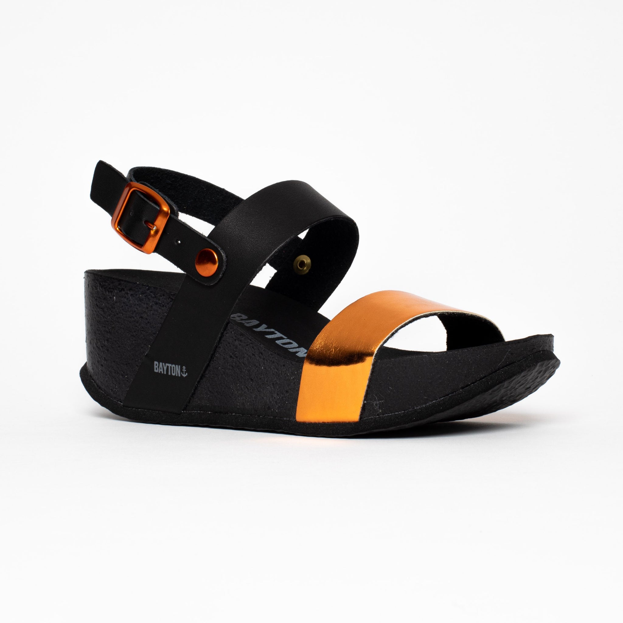 Bayton Women's Selene Sandal - 100% Cork Footbed, Leather Lined, Made In Spain