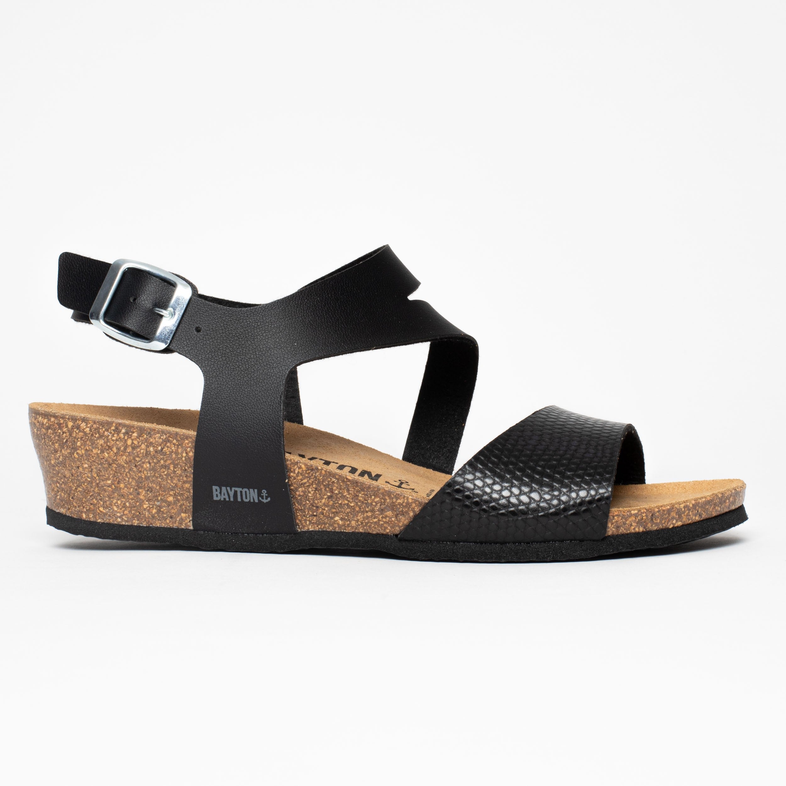 Reus Sandalias Cuña Y Semicuña Negro