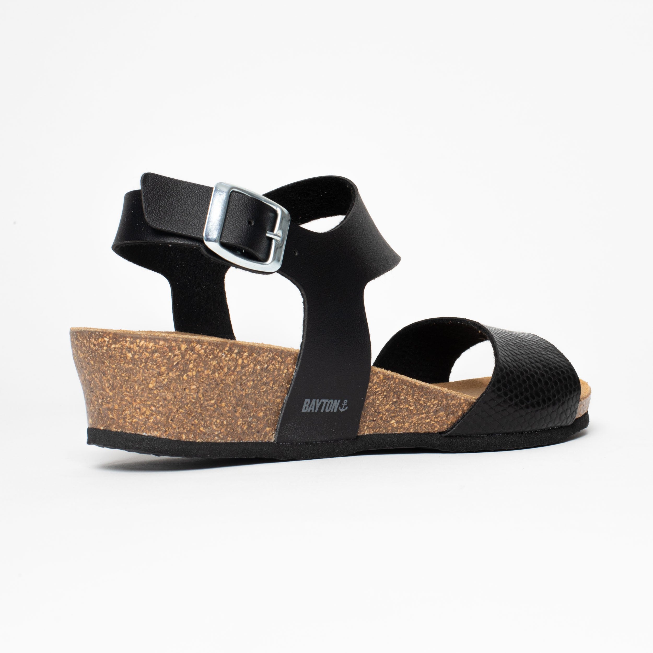 Reus Sandalias Cuña Y Semicuña Negro