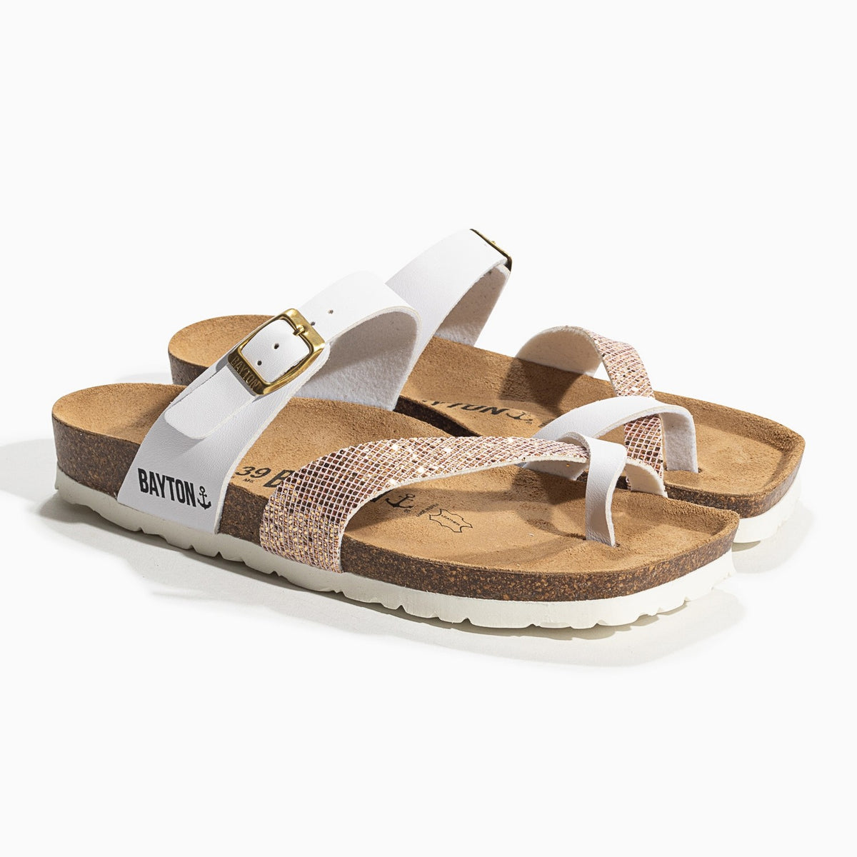 Sandales Femme Savannah à Bride Cheville – Synthétique, Fermeture Boucle, Style Entre-doigt Estival