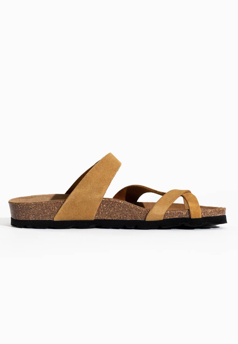 Sandales Diane Taupe à Entre-Doigts