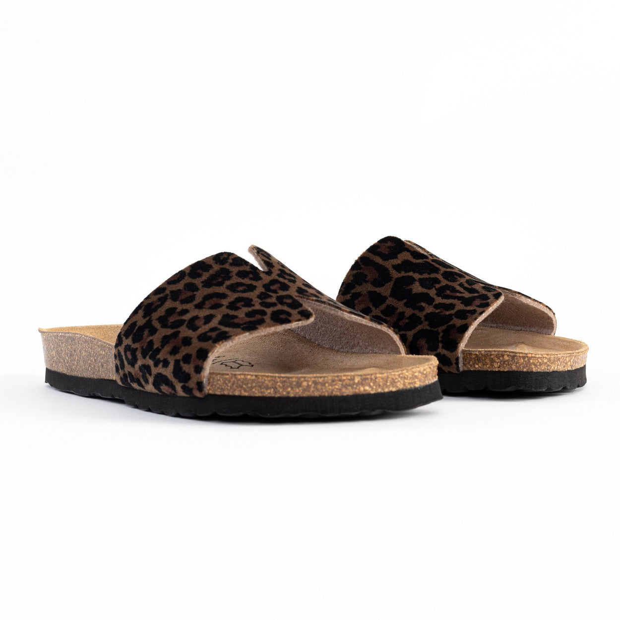 Djilian Leopard 1 Strap Sandals