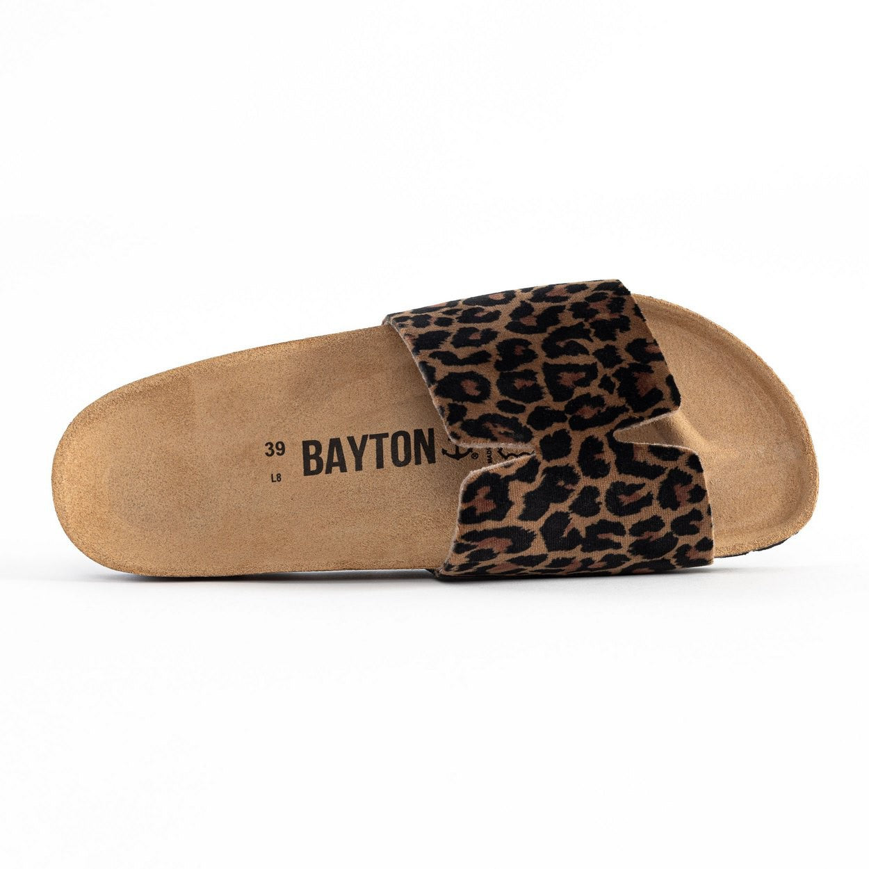 Djilian Leopard 1 Strap Sandals