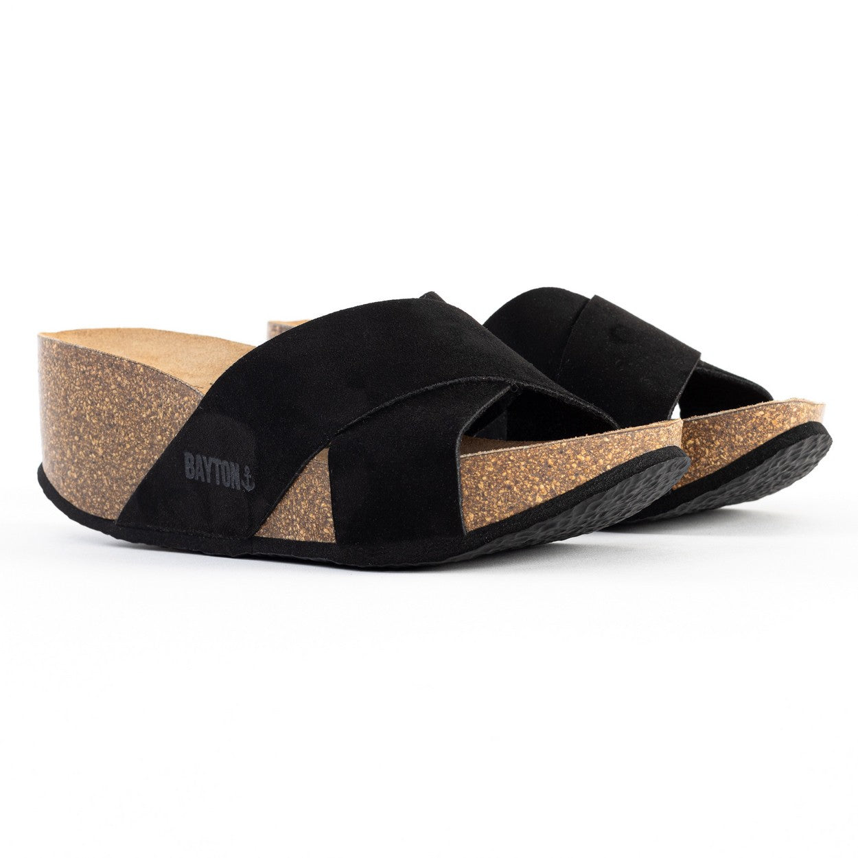 Sandalias Liverpool Cuña Y Semicuña Negro