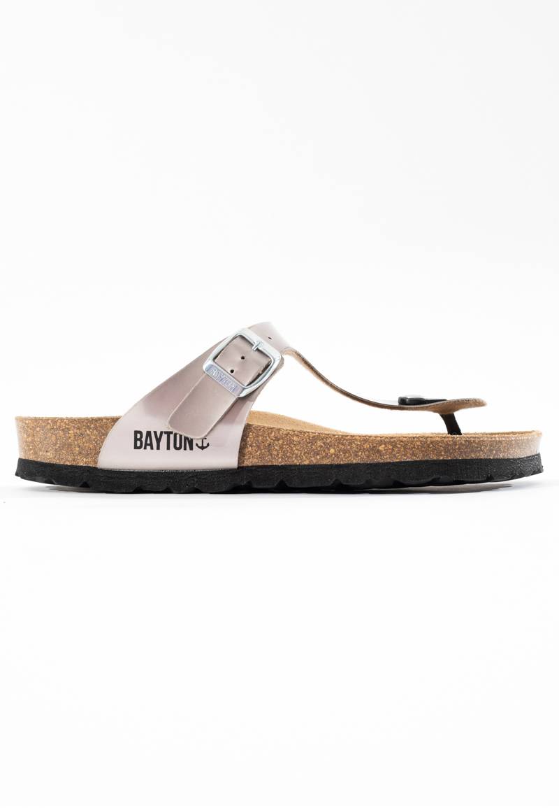 Taupe Mercure Toe-Strap Sandals