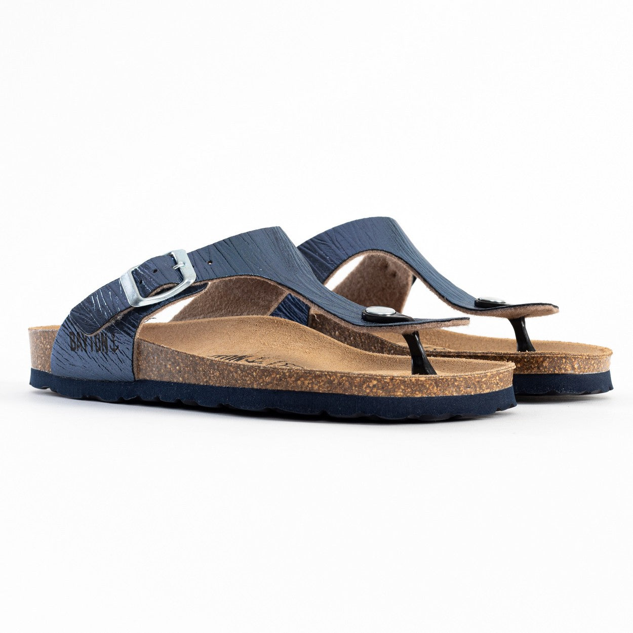 Mercury Navy Blue Open Toe Sandals