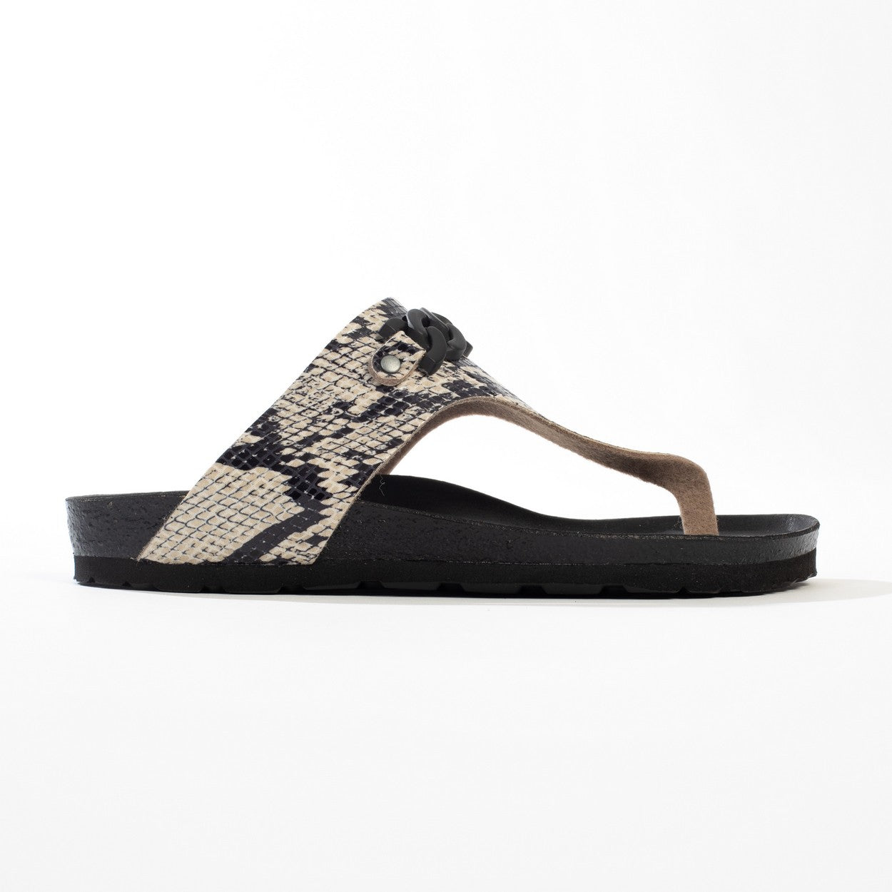 Picola Python Toe-Strap Sandals