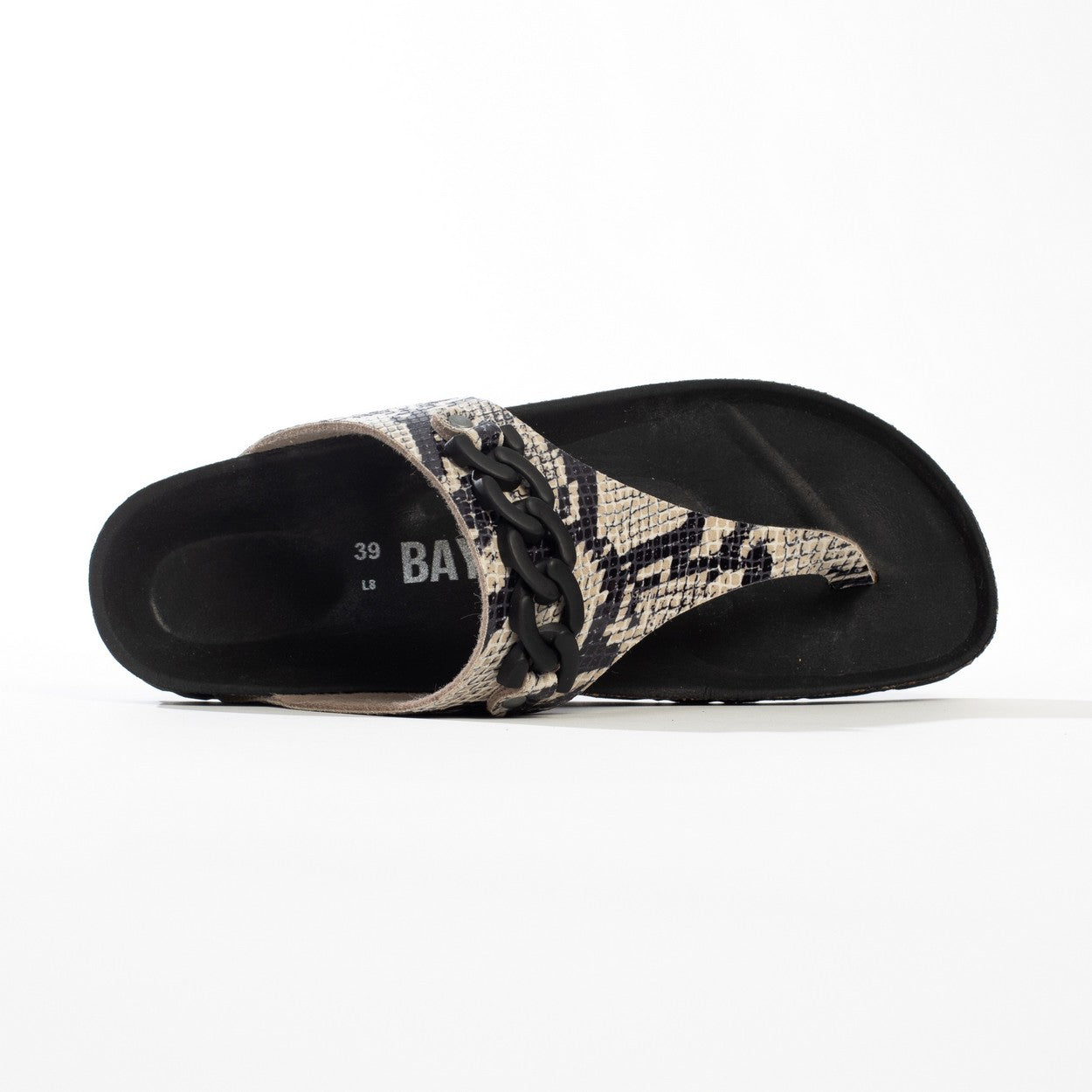 Picola Python Toe-Strap Sandals