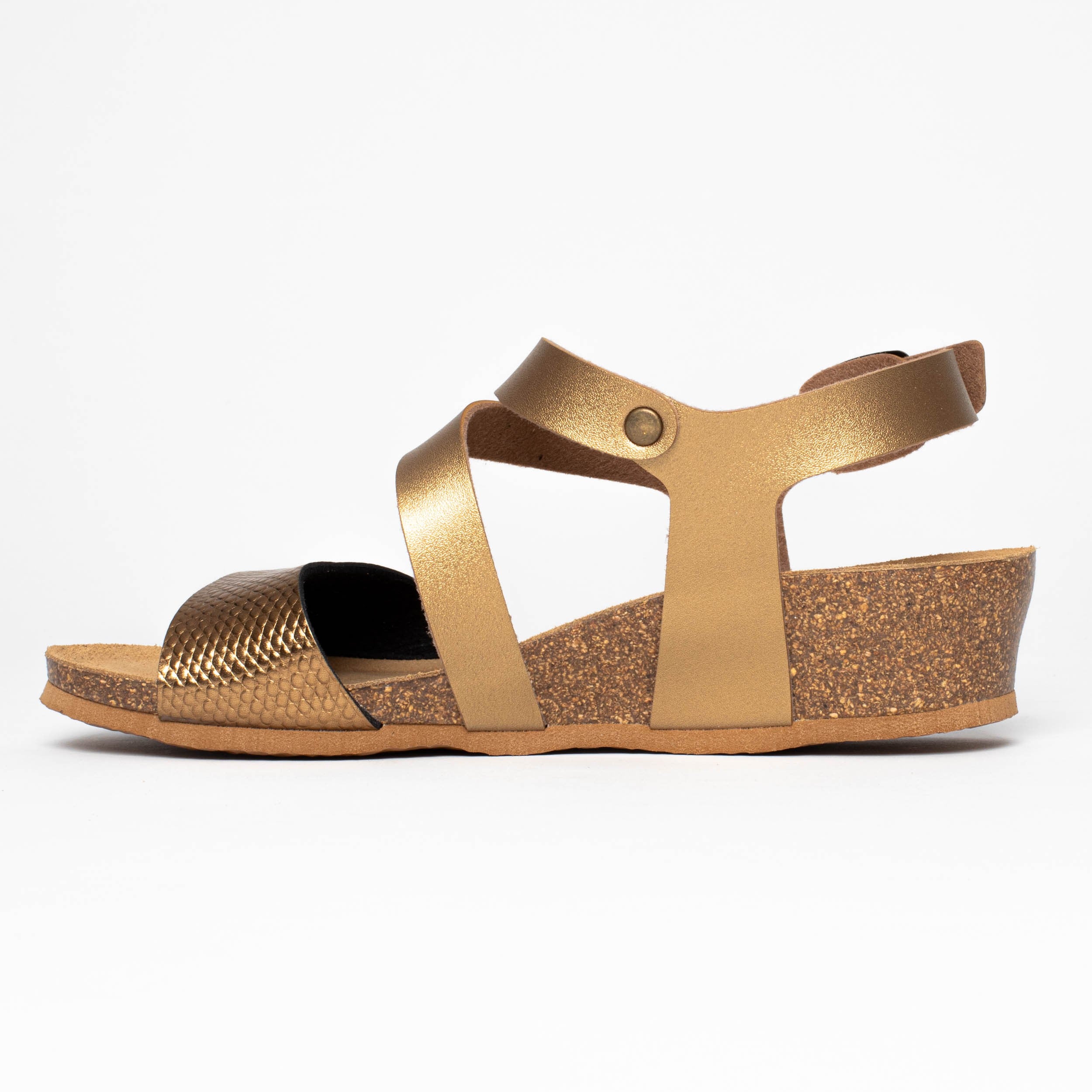 Reus Sandalias Cuña Y Semicuña Bronce