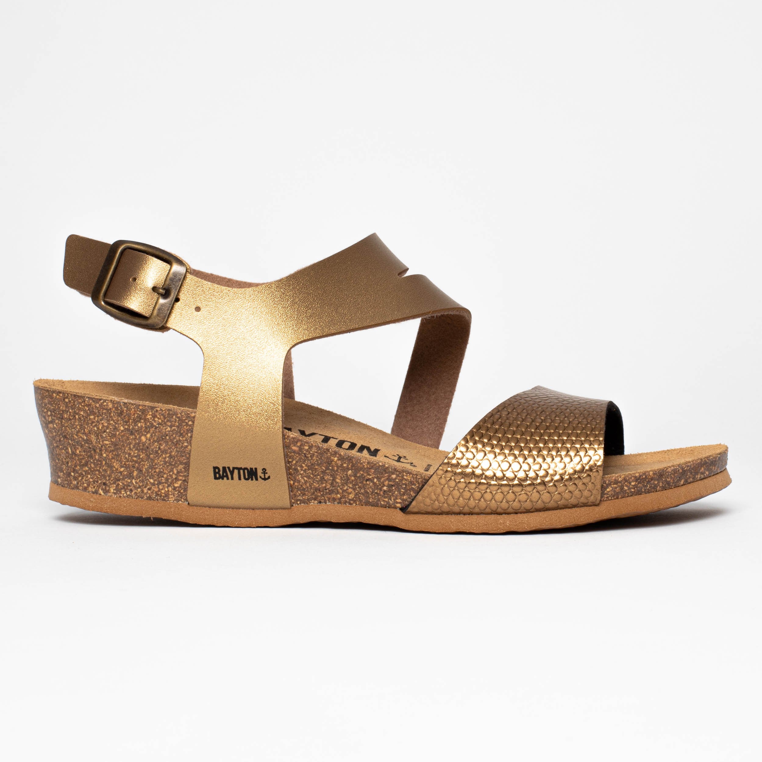 Reus Sandalias Cuña Y Semicuña Bronce