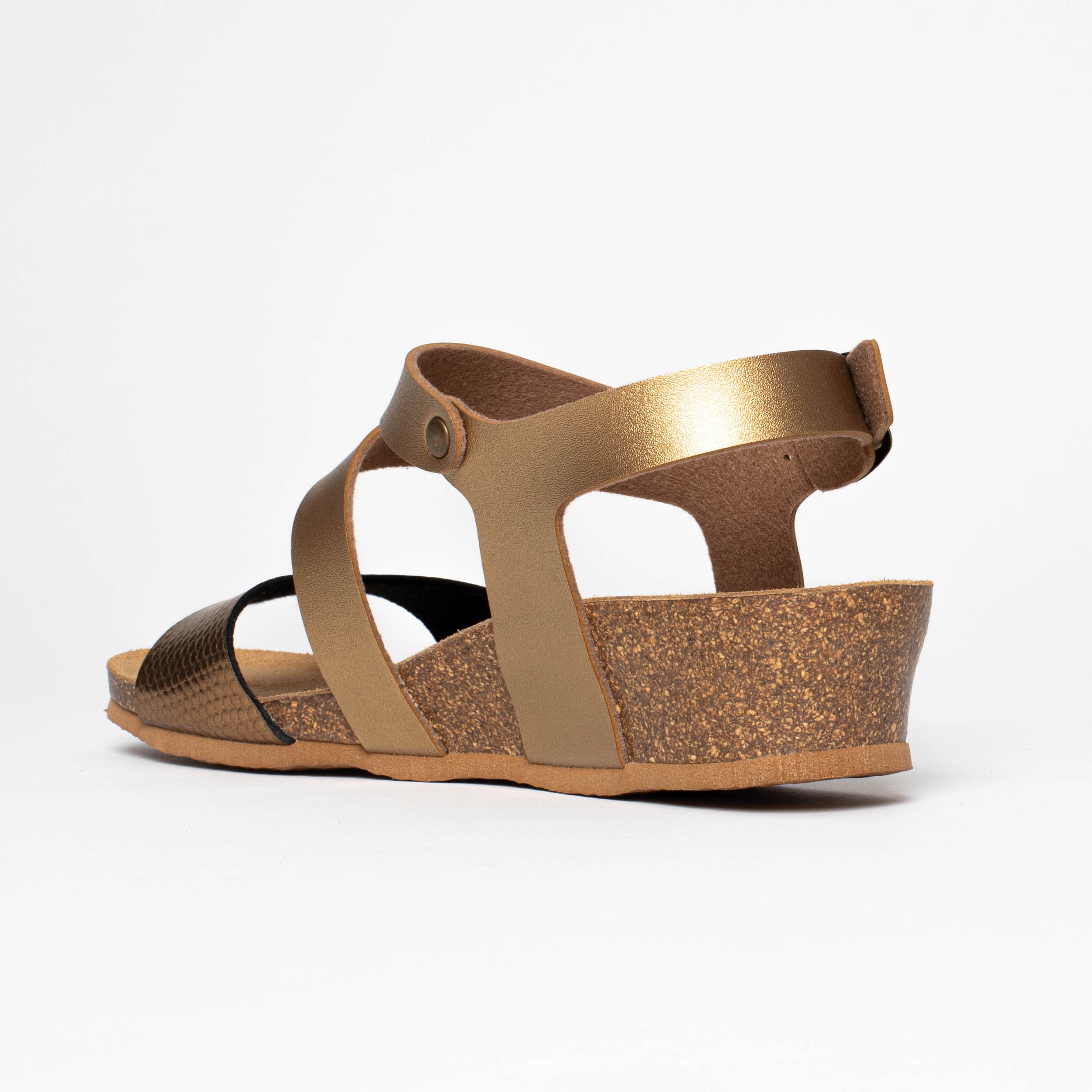 Reus Sandalias Cuña Y Semicuña Bronce