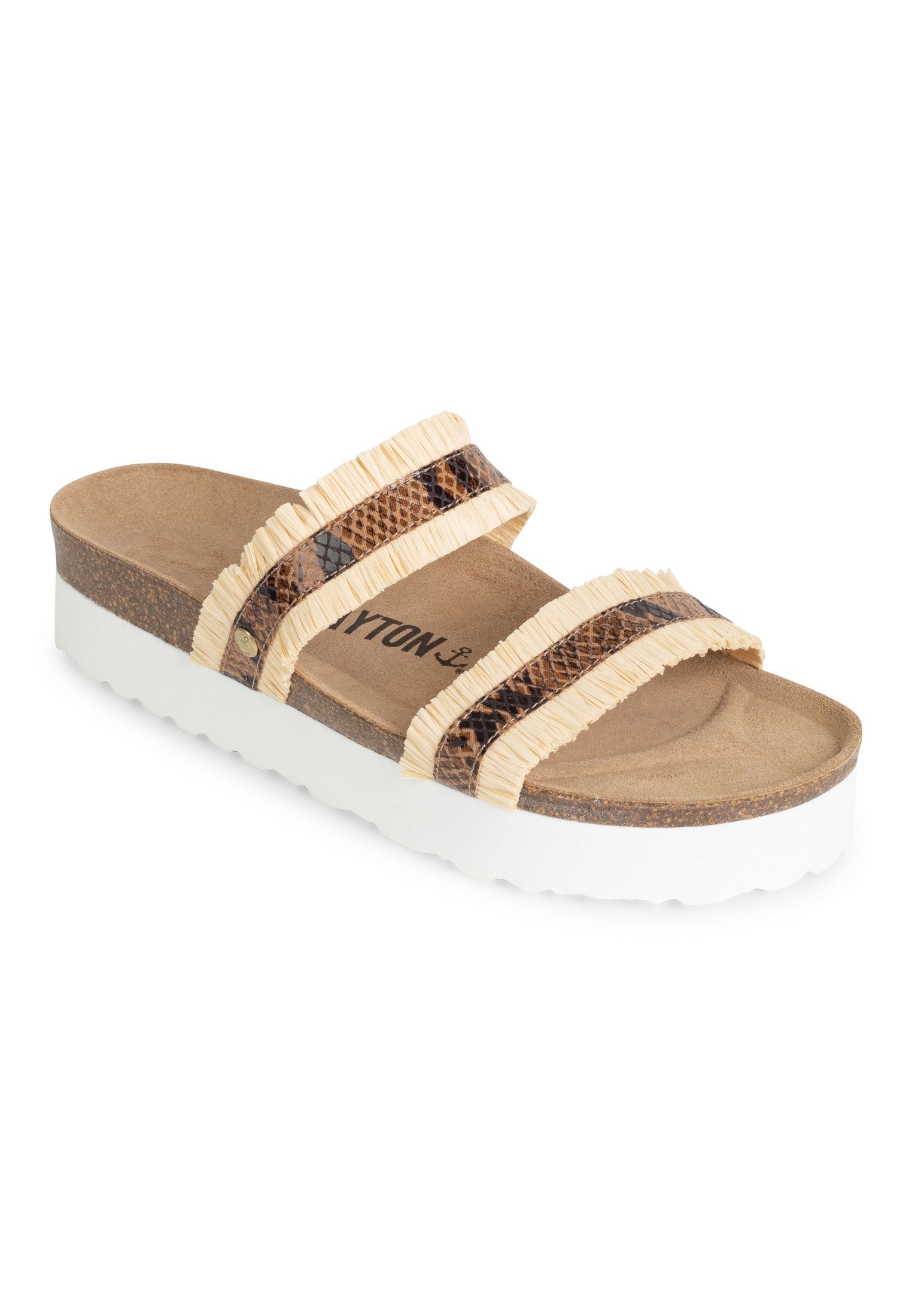 Sandales-2-Brides-Rozen-Beige-Et-Marron-Bayton-femme