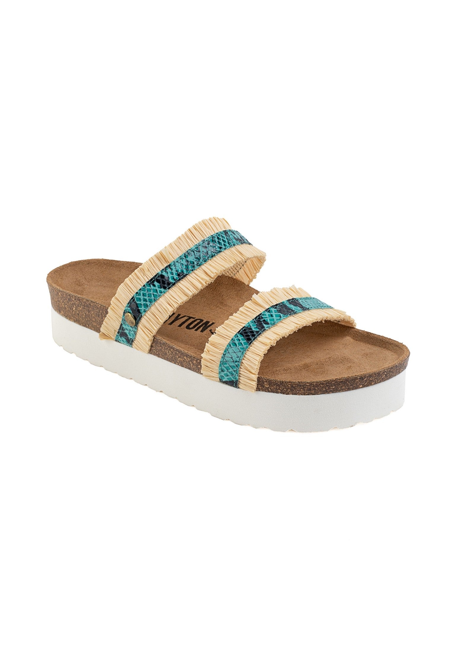 Sandales-2-Brides-Rozen-Rafia-Beige-Et-Turquoise-Bayton-femme