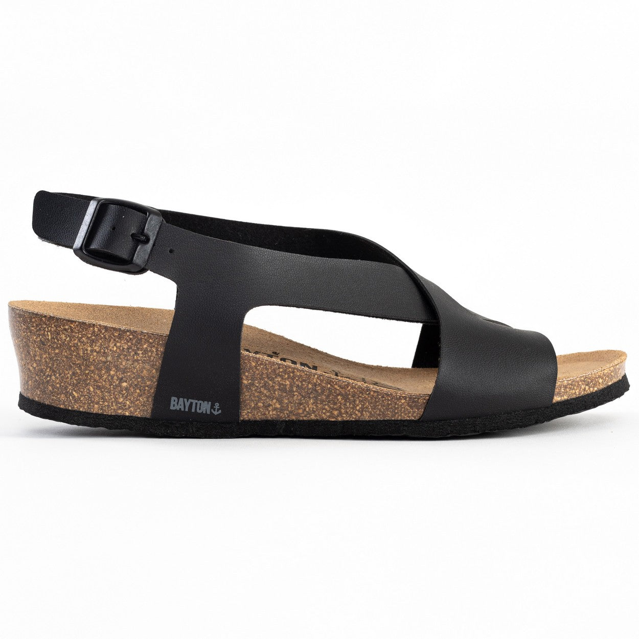 Sandalias Salamanque Cuña Y Semicuña Negro