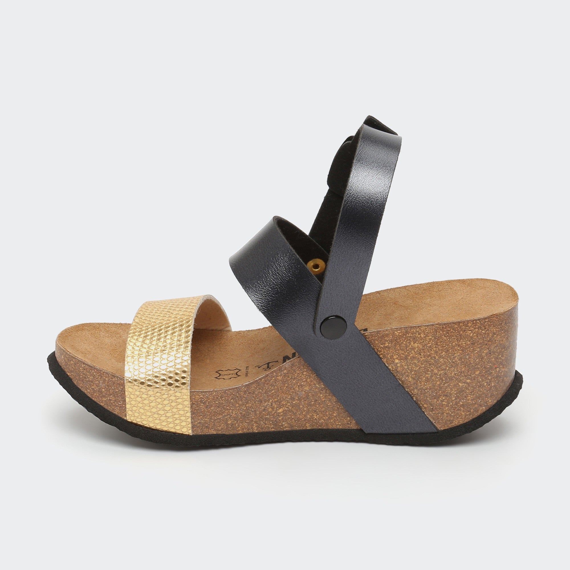 Sandales Selene Noir Compensées et Semi-compensées