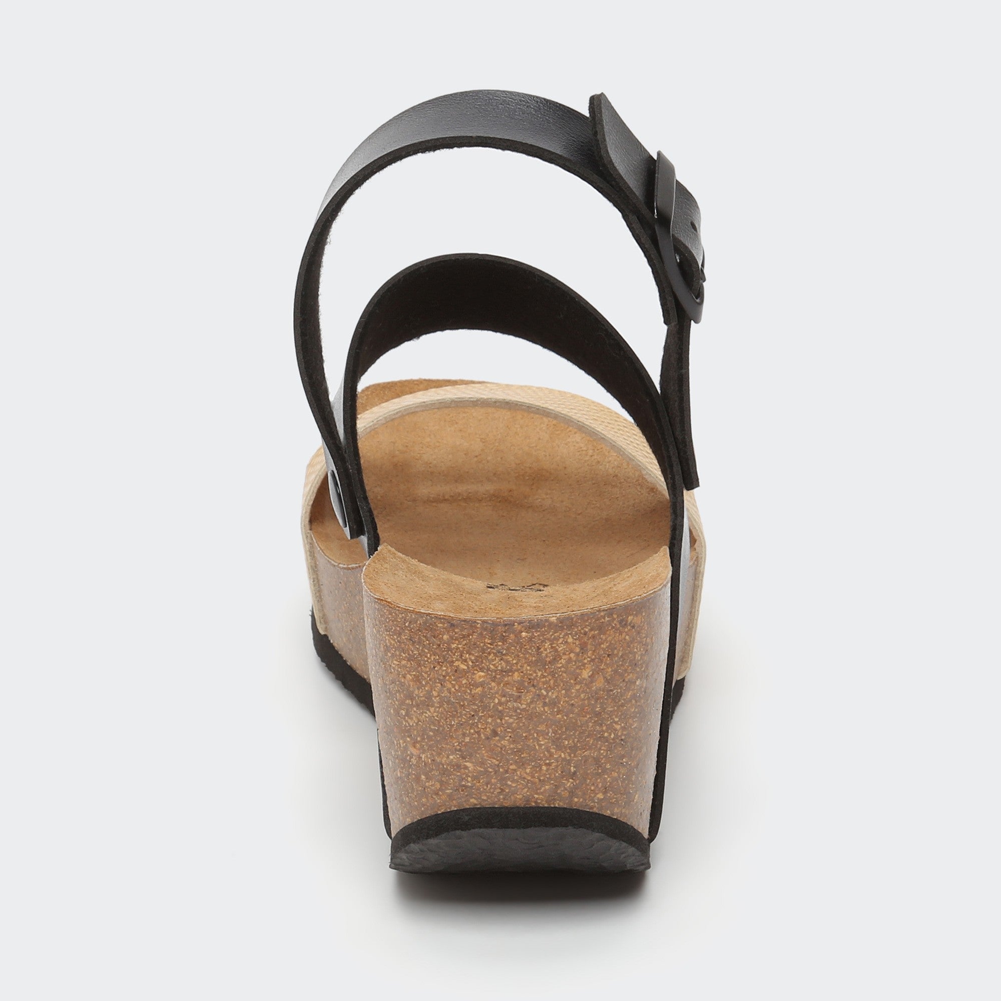 Sandales Selene Noir Compensées et Semi-compensées