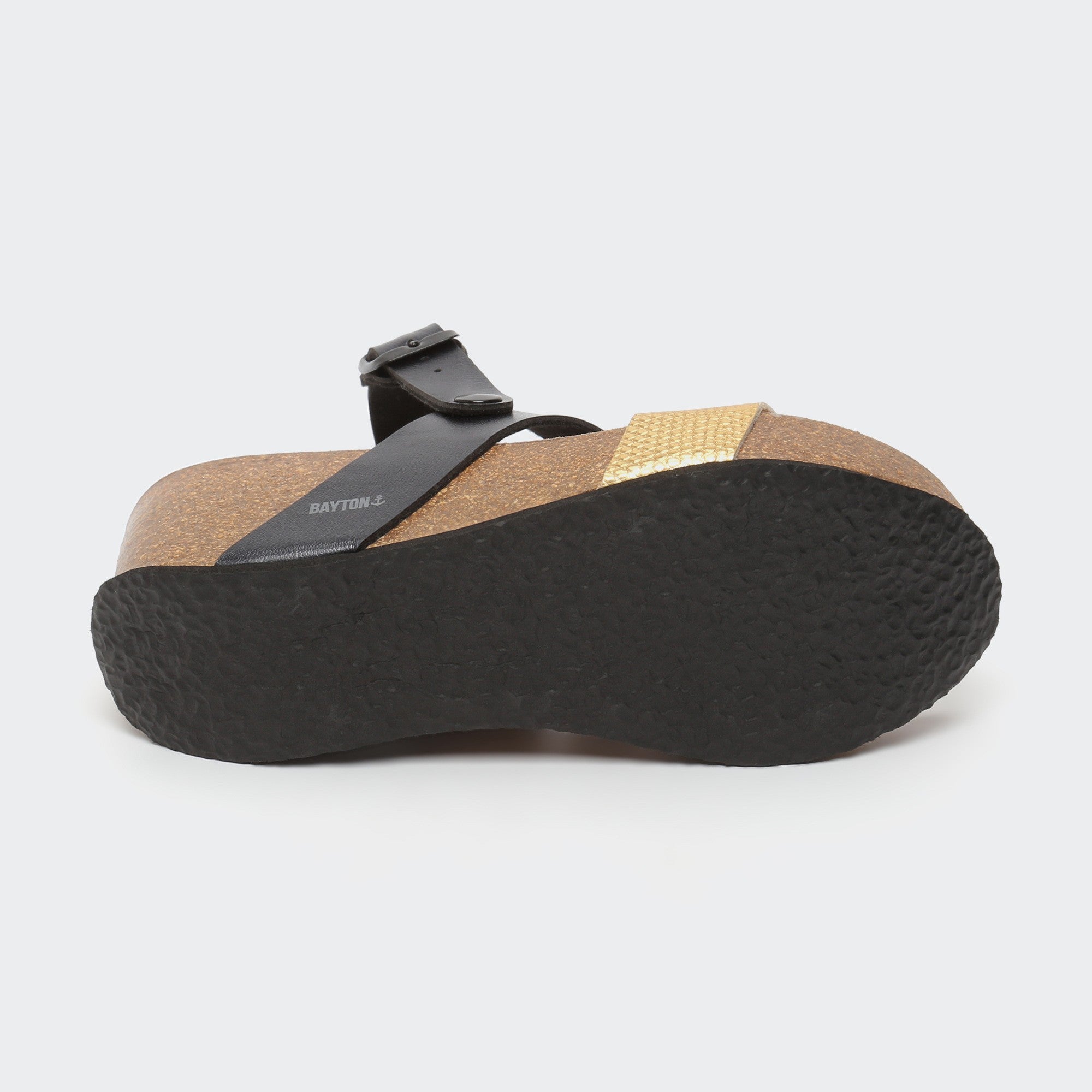 Sandales Selene Noir Compensées et Semi-compensées