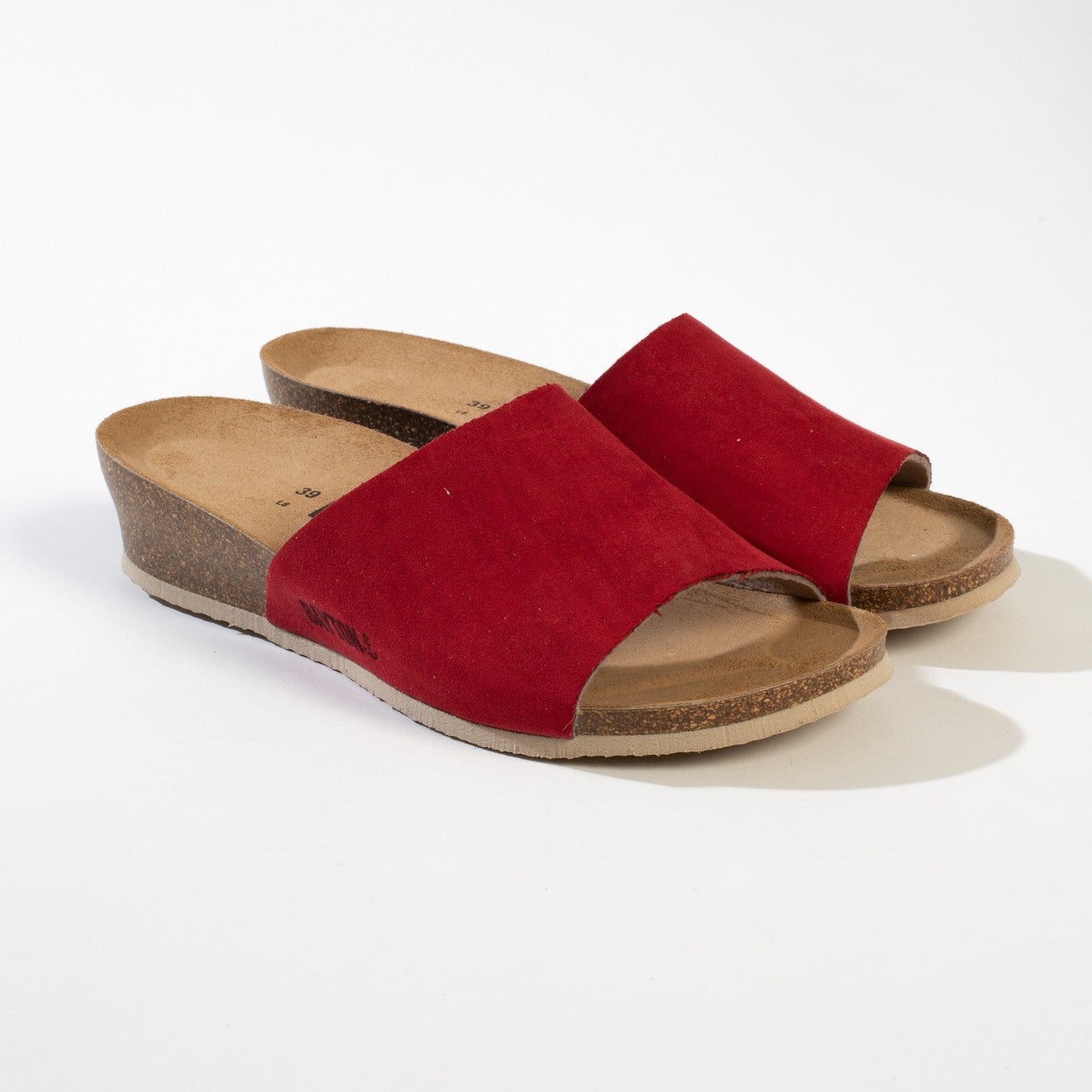 Sandalias Ventura Cuña y Semicuña Rojo