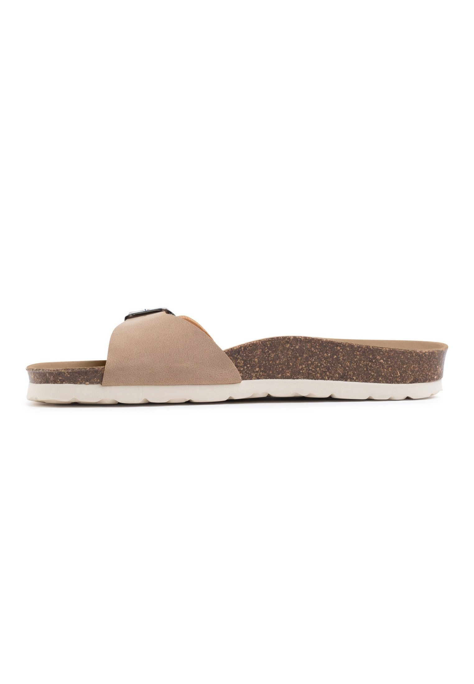 Zephyr Beige 1 Strap Sandals