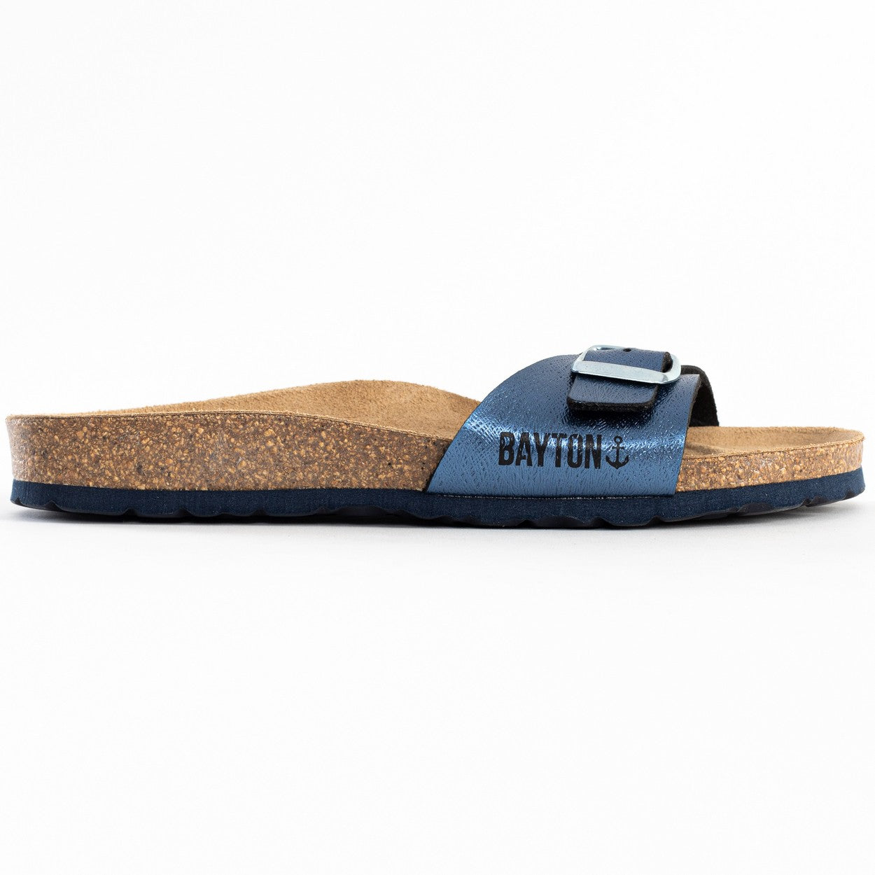 Zephyr Navy Blue 1 Strap Sandals