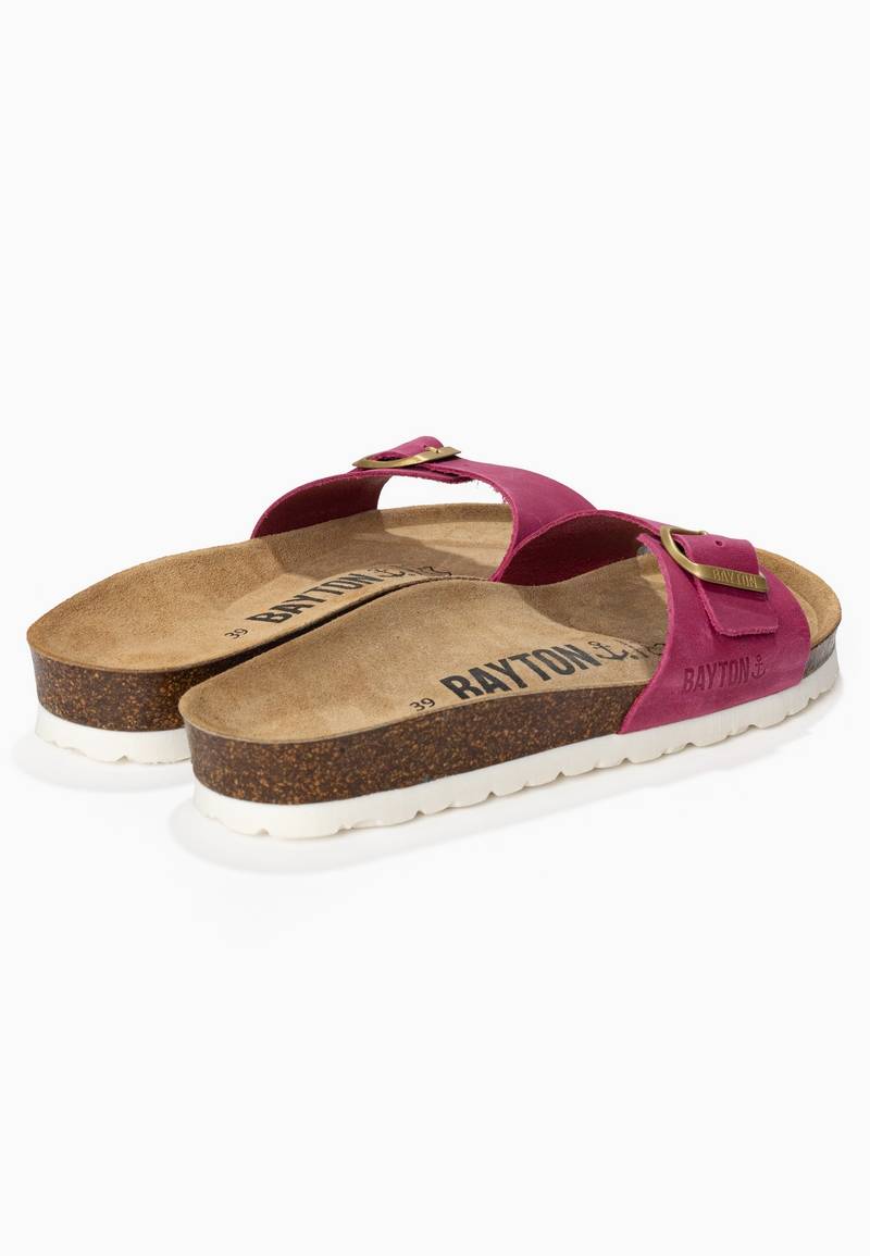 Sandales 1 Bride Zephyr Fuschia 100% Cuir